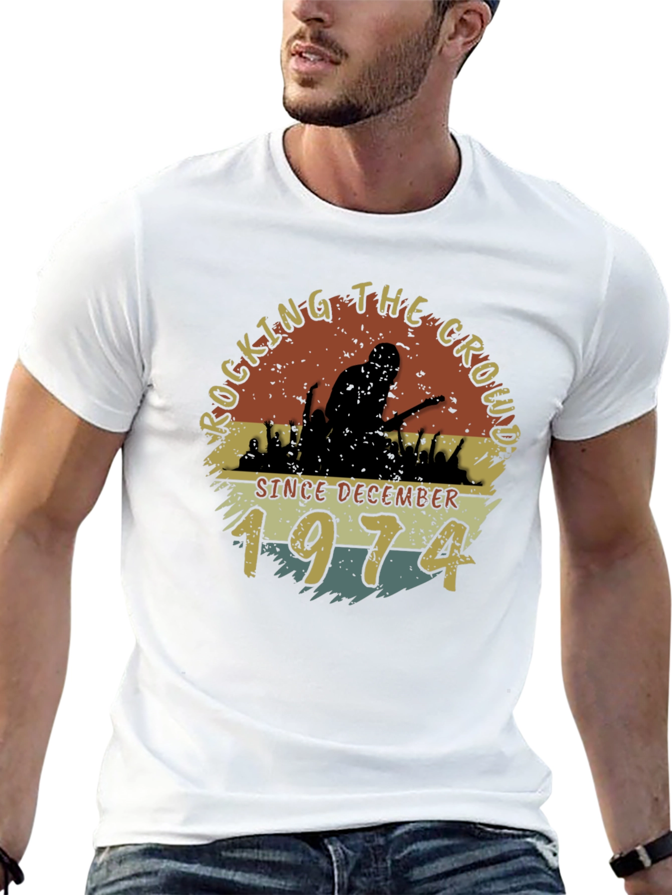 Rocking the Crowd Since 1974 T-Shirt