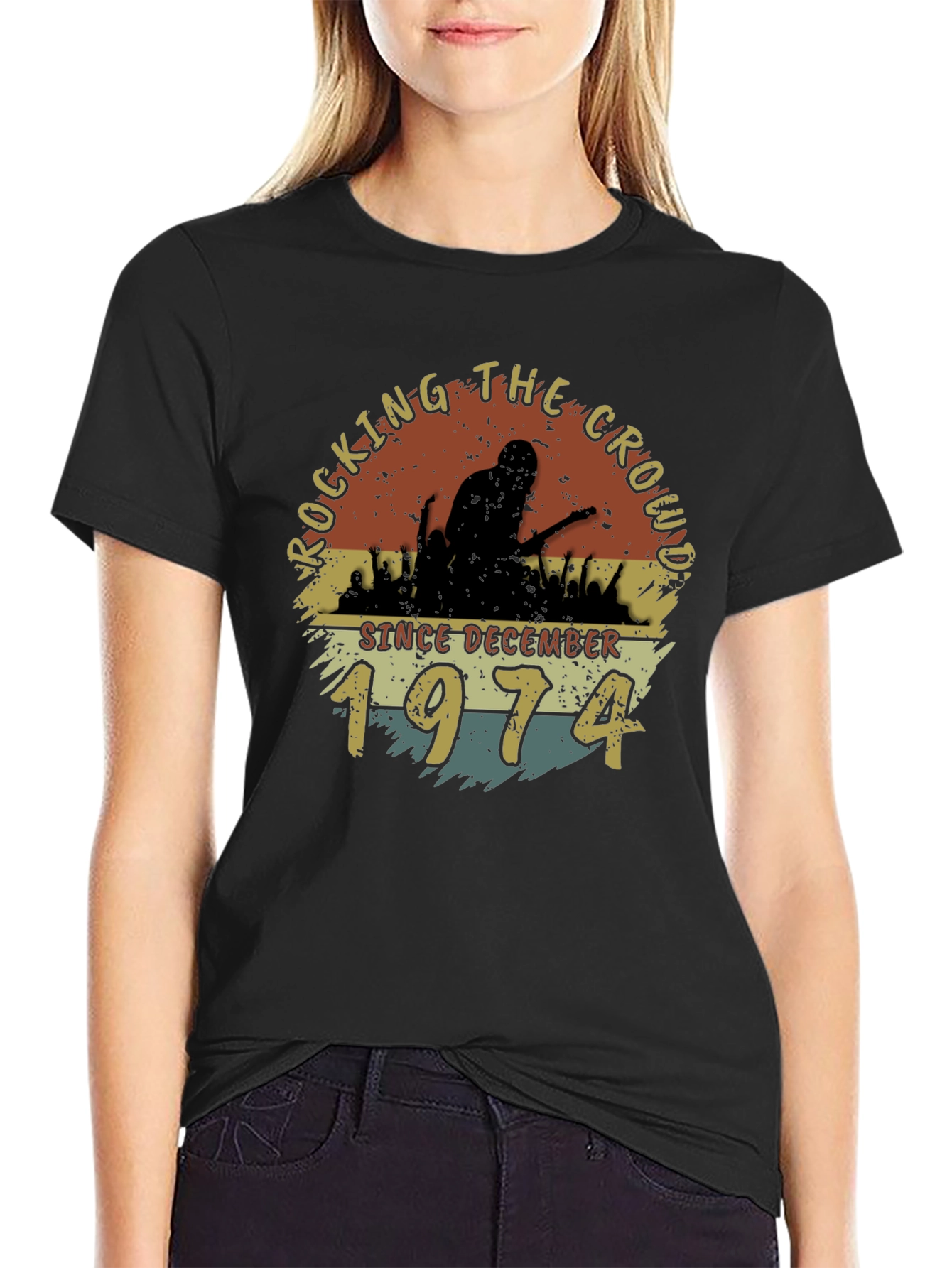 Rocking the Crowd Since 1974 T-Shirt