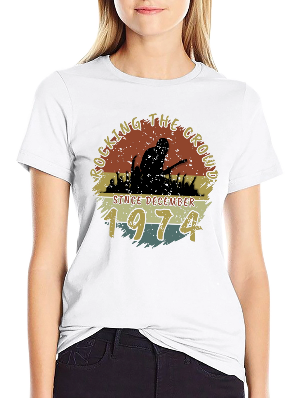 Rocking the Crowd Since 1974 T-Shirt