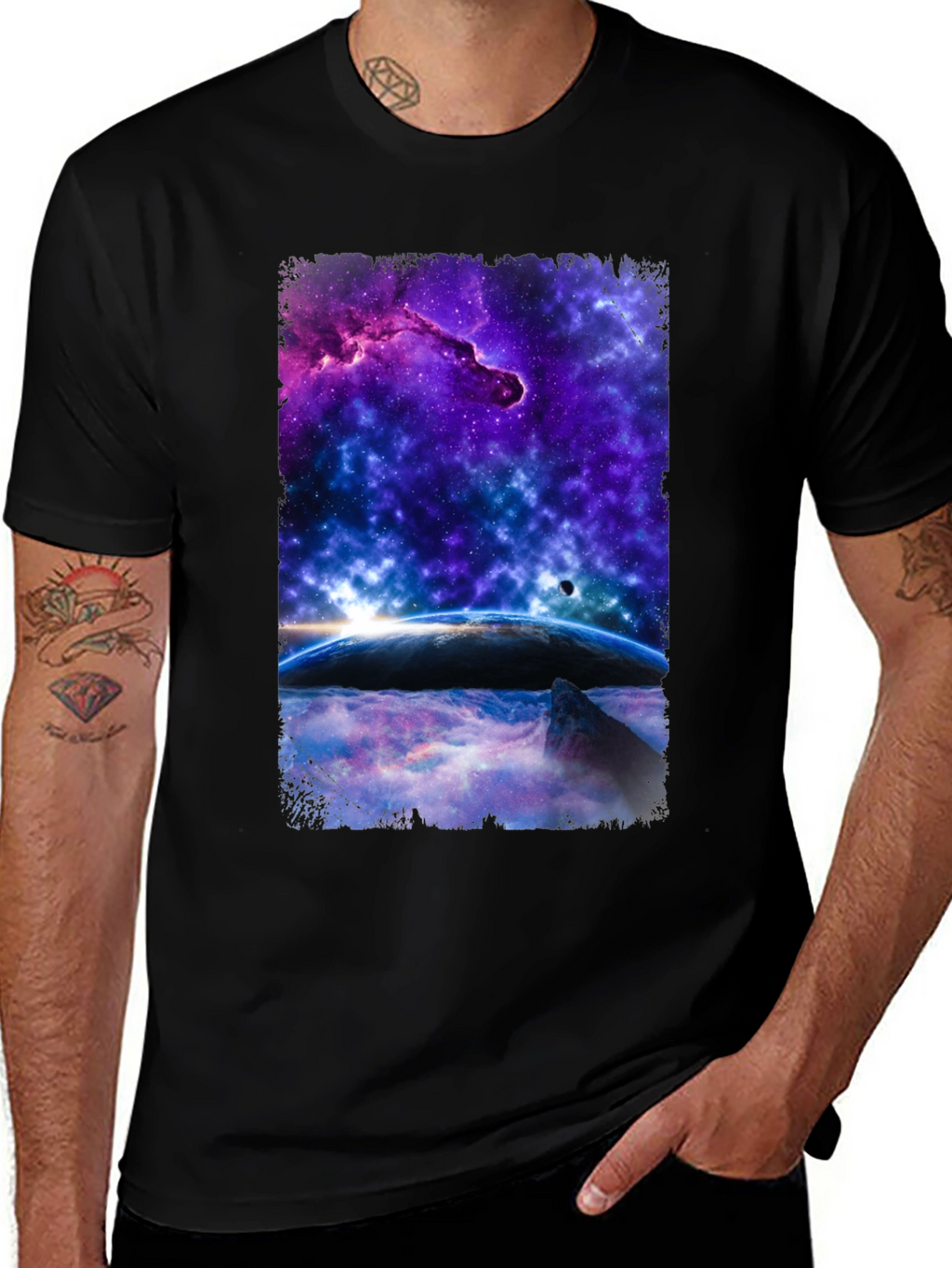 Cosmic Dreams T-Shirt - Galaxy Design