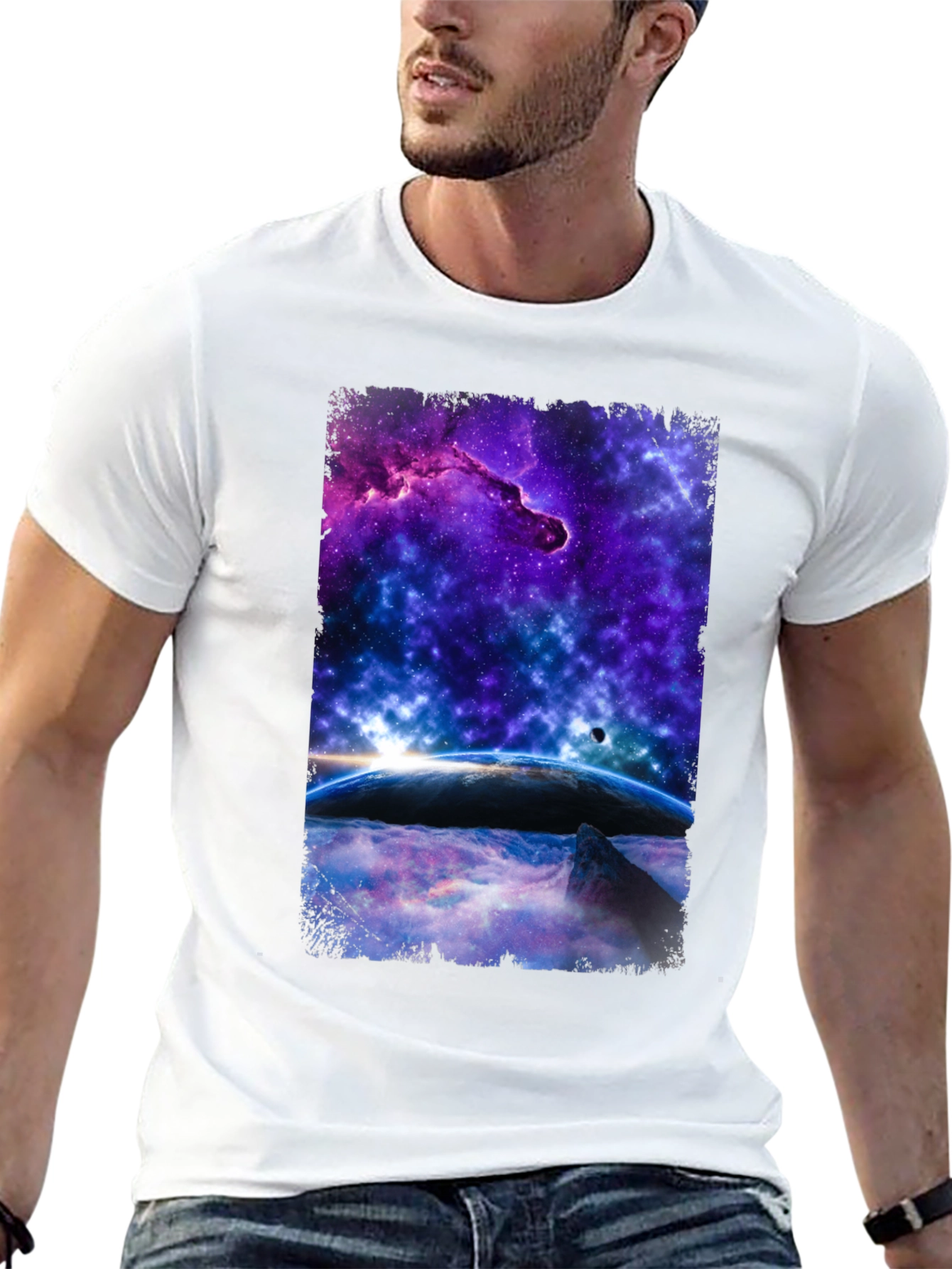 Cosmic Dreams T-Shirt - Galaxy Design