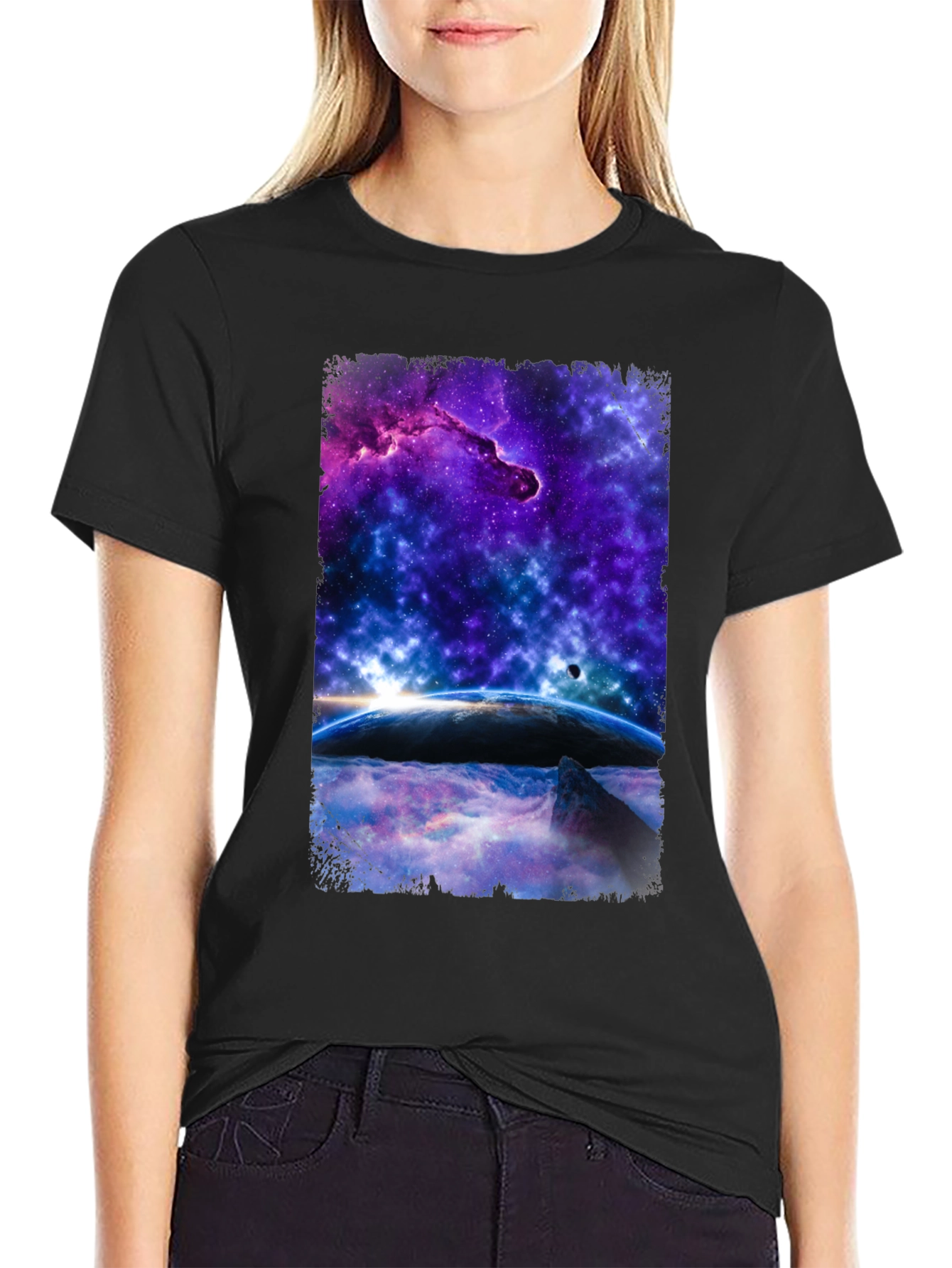 Cosmic Dreams T-Shirt - Galaxy Design