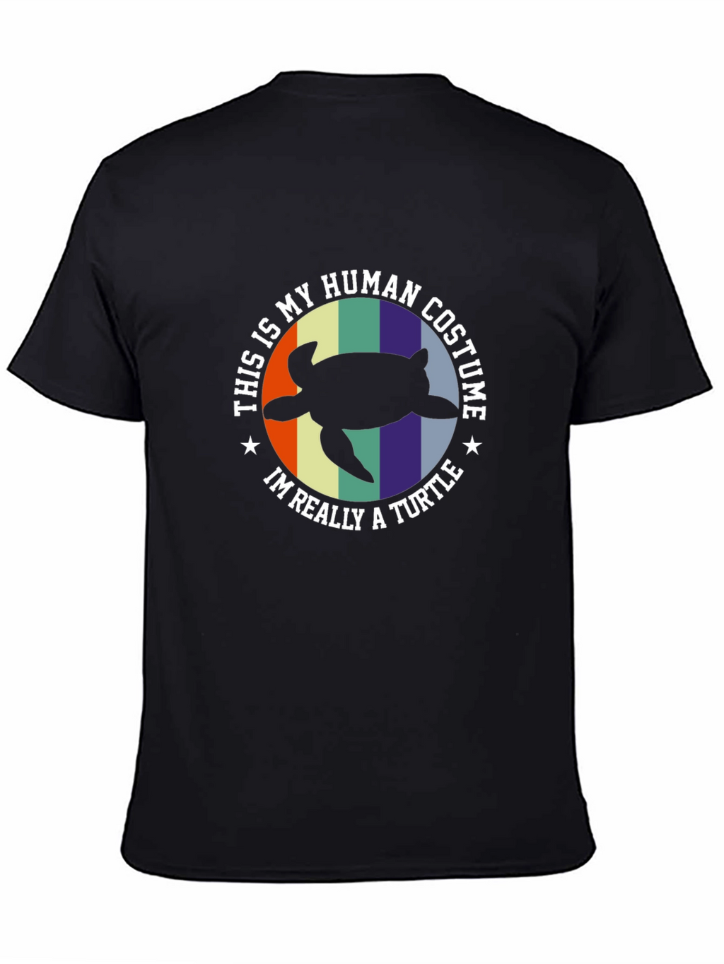 Turtle Costume T-Shirt - Funny Human Disguise Tee