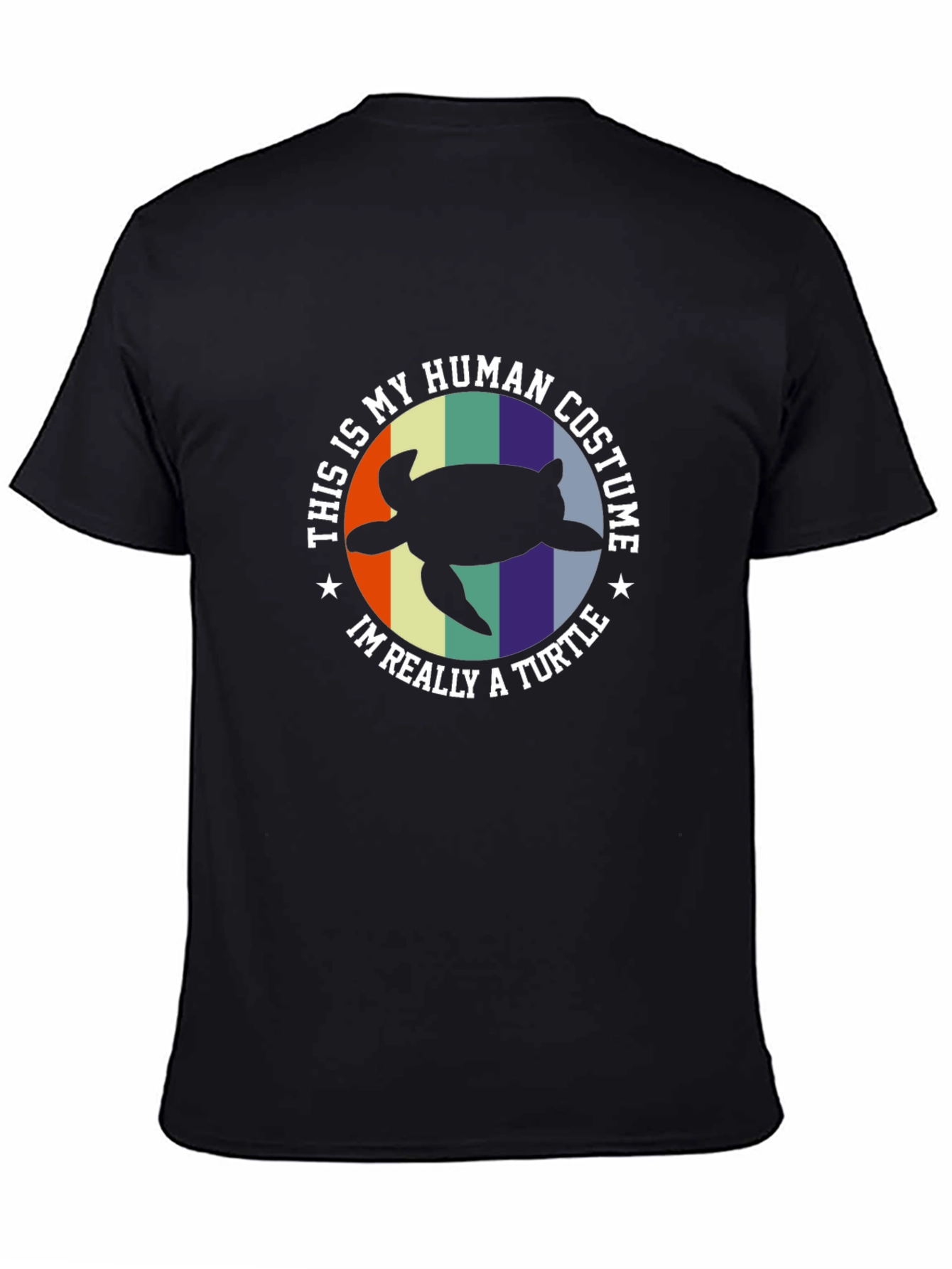 Turtle Costume T-Shirt - Funny Human Disguise Tee