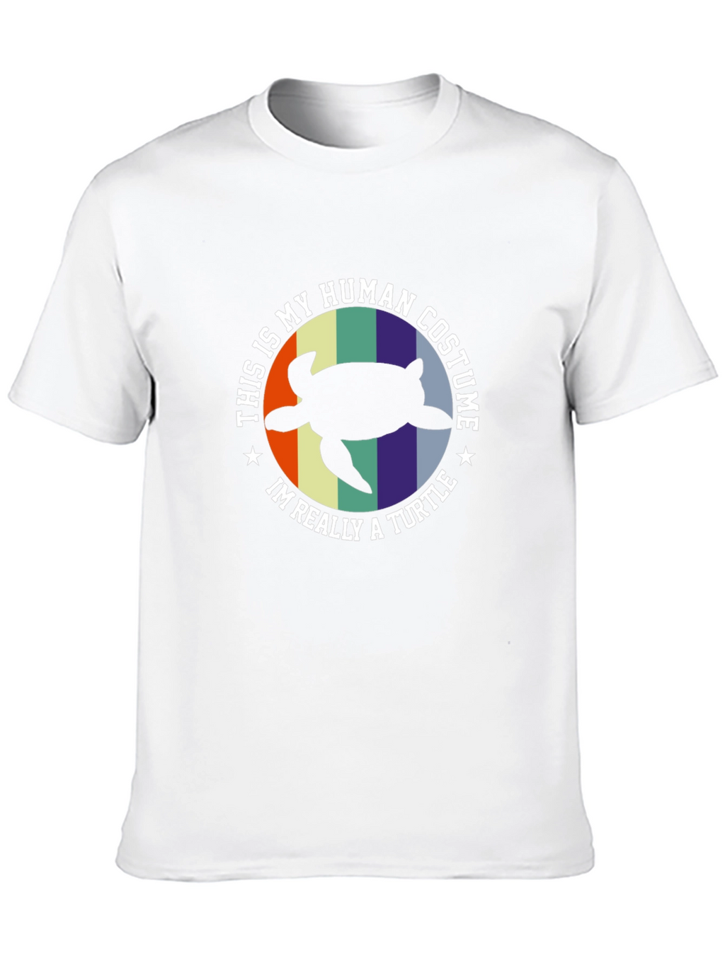 Turtle Costume T-Shirt - Funny Human Disguise Tee