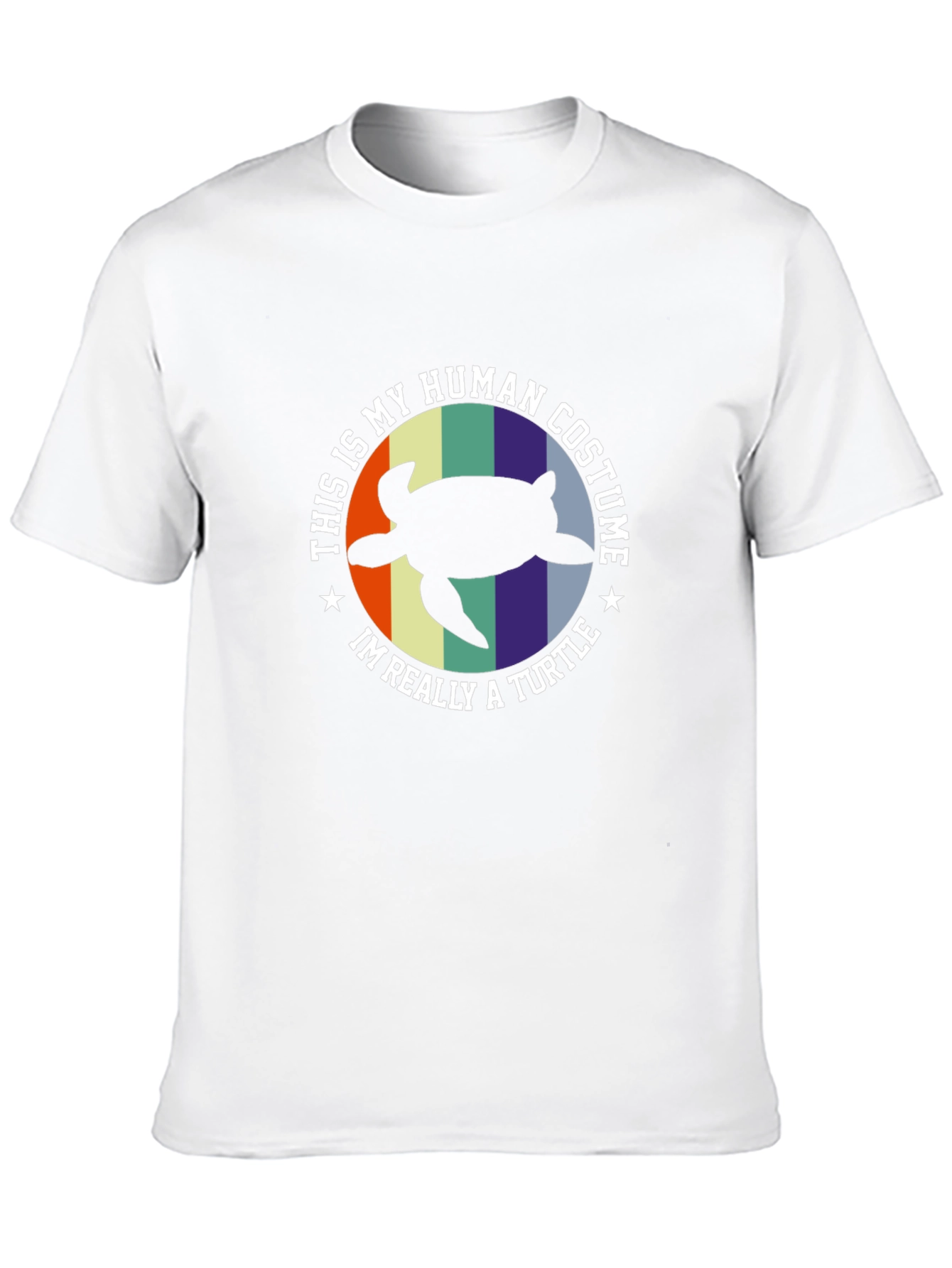 Turtle Costume T-Shirt - Funny Human Disguise Tee