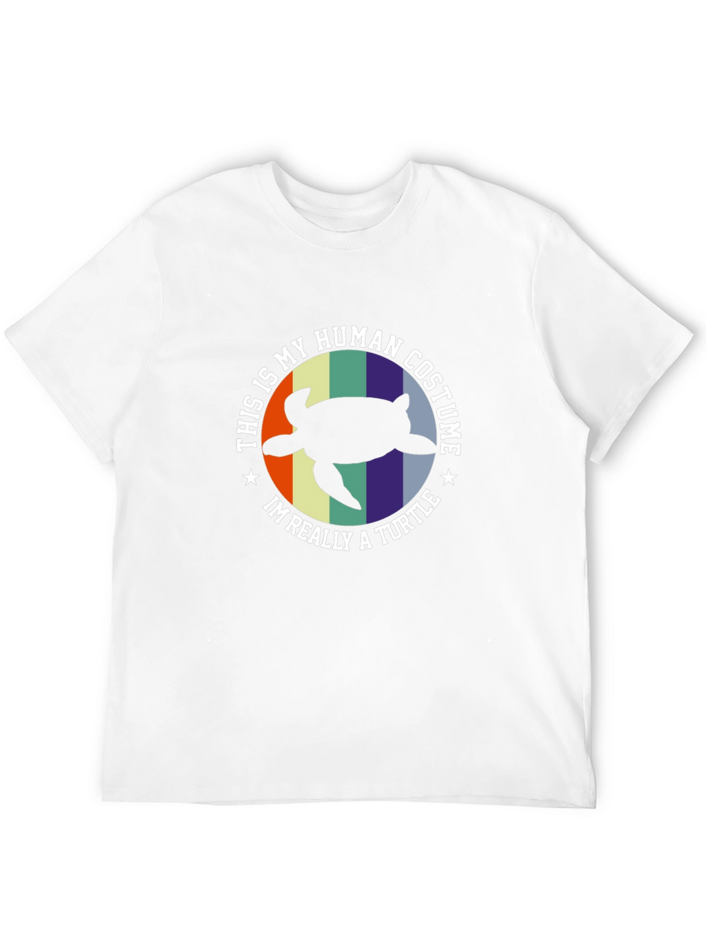 Turtle Costume T-Shirt - Funny Human Disguise Tee