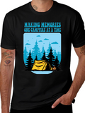 Camping Memories T-Shirt - Campfire Design