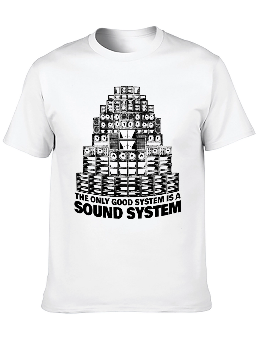 Sound System Stack Graphic Tee