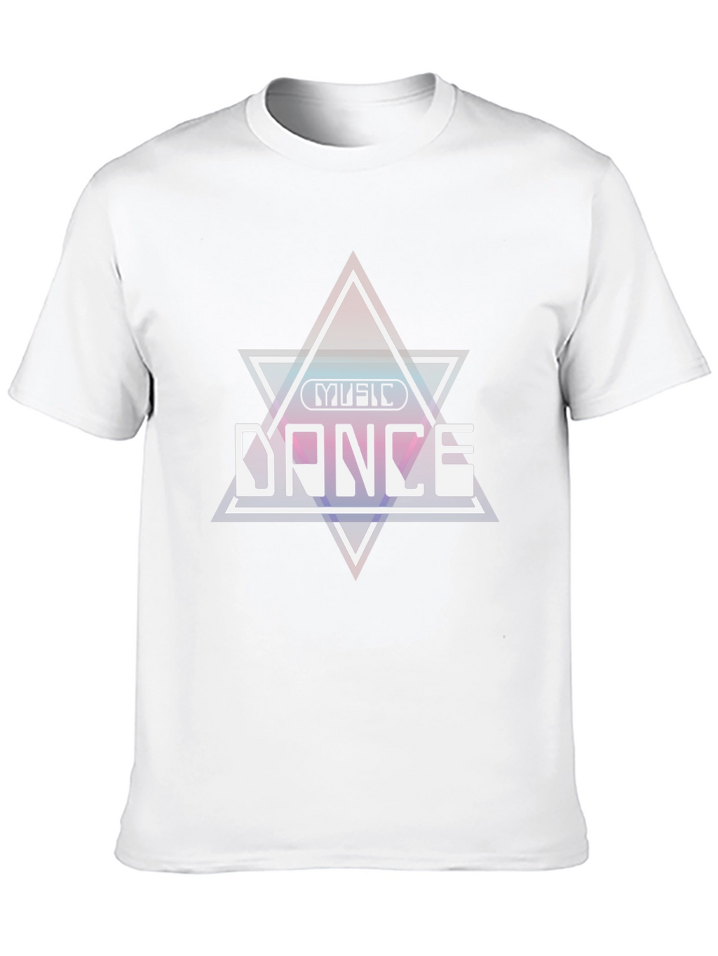 Music Dance Graphic Tee - Stylish Black Cotton T-Shirt