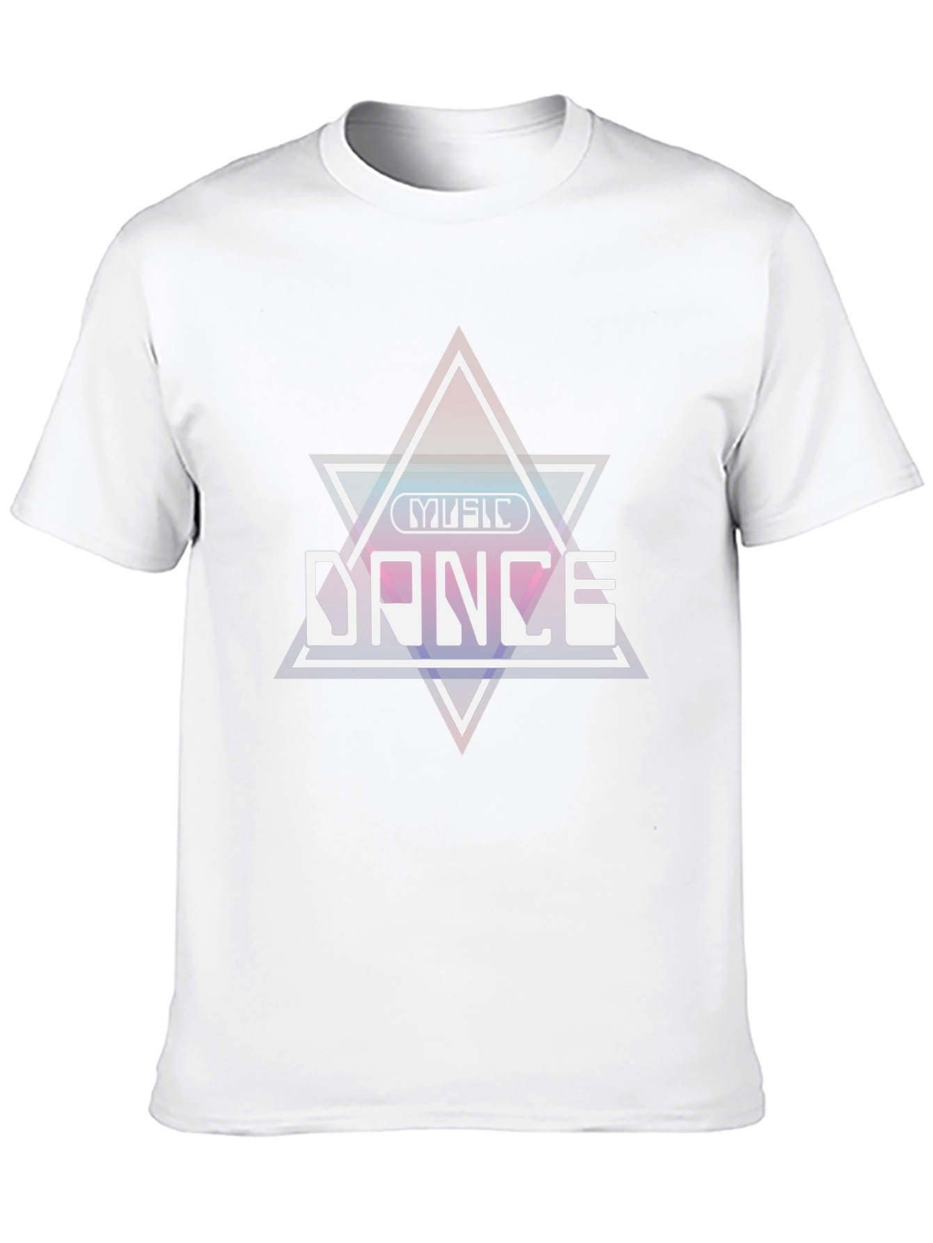 Music Dance Graphic Tee - Stylish Black Cotton T-Shirt