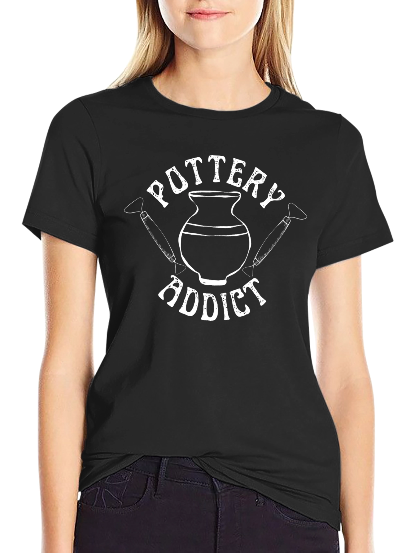 Pottery Addict Graphic Tee - Black T-Shirt