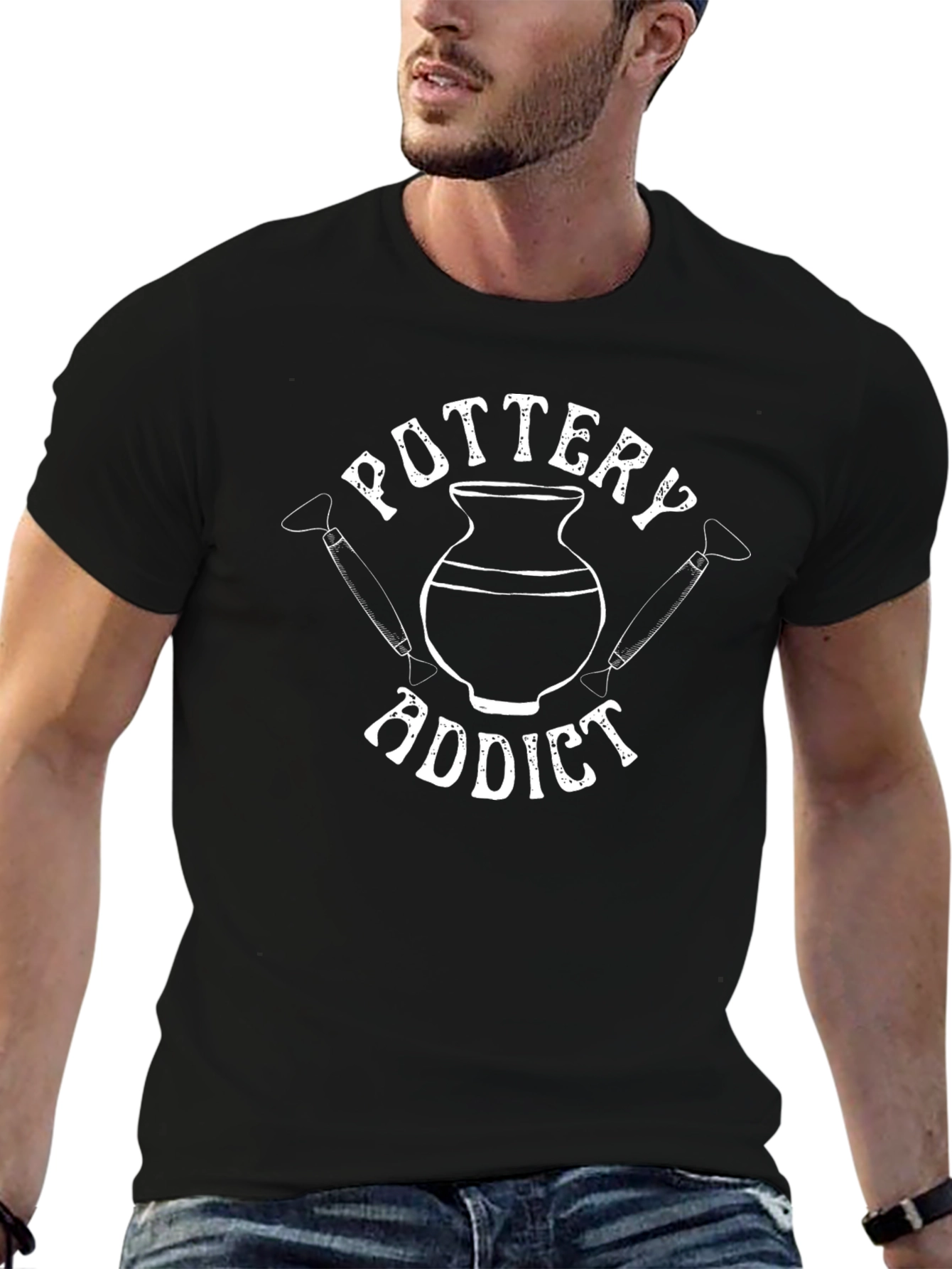 Pottery Addict Graphic Tee - Black T-Shirt