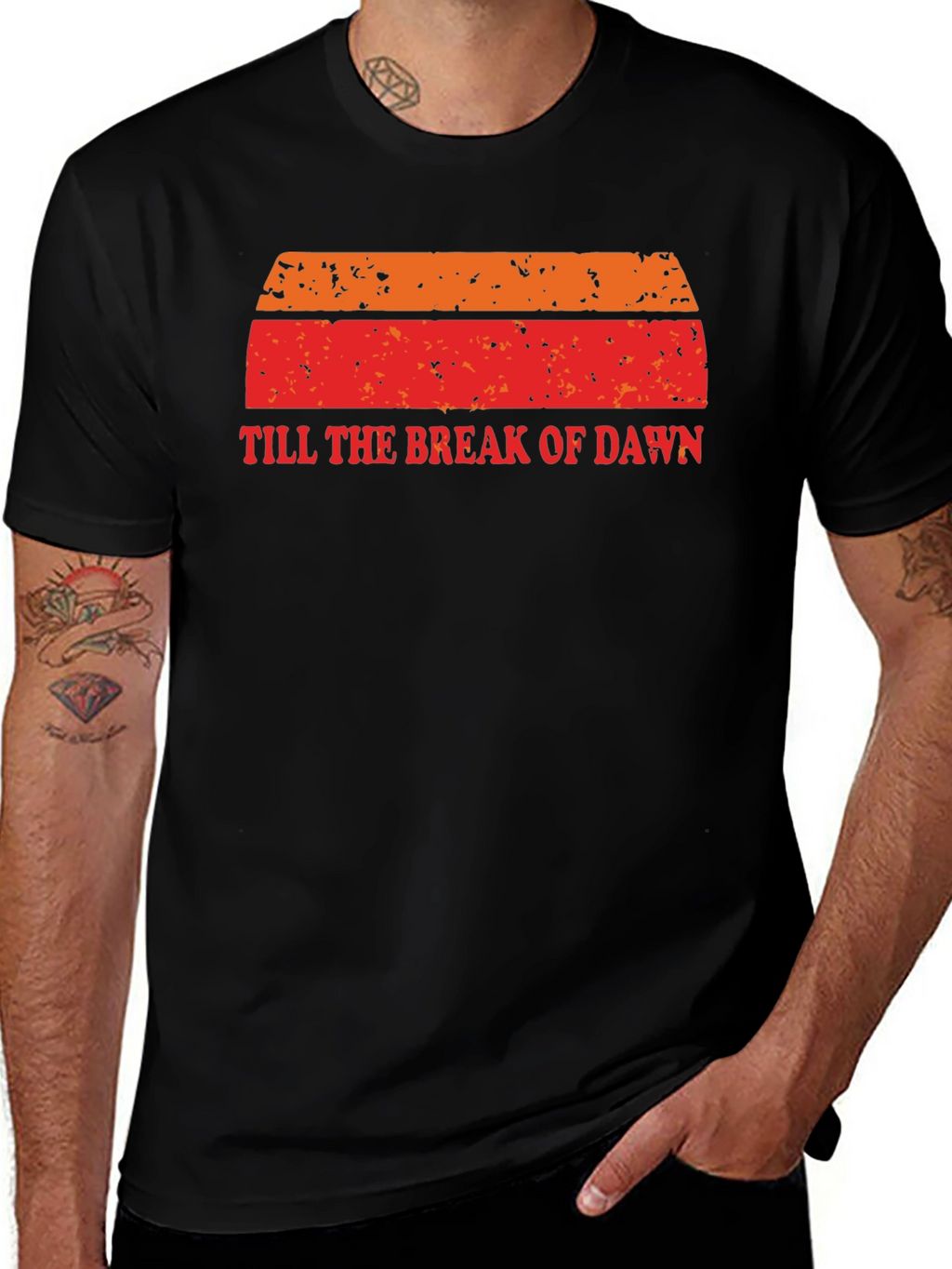 Till The Break Of Dawn Retro T-Shirt