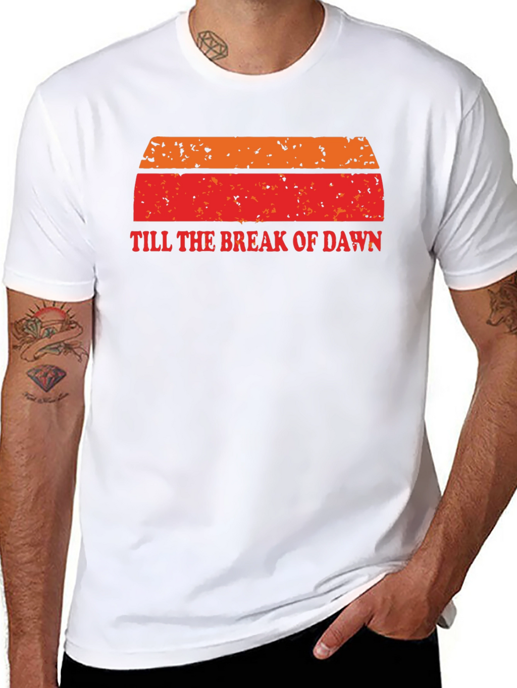 Till The Break Of Dawn Retro T-Shirt