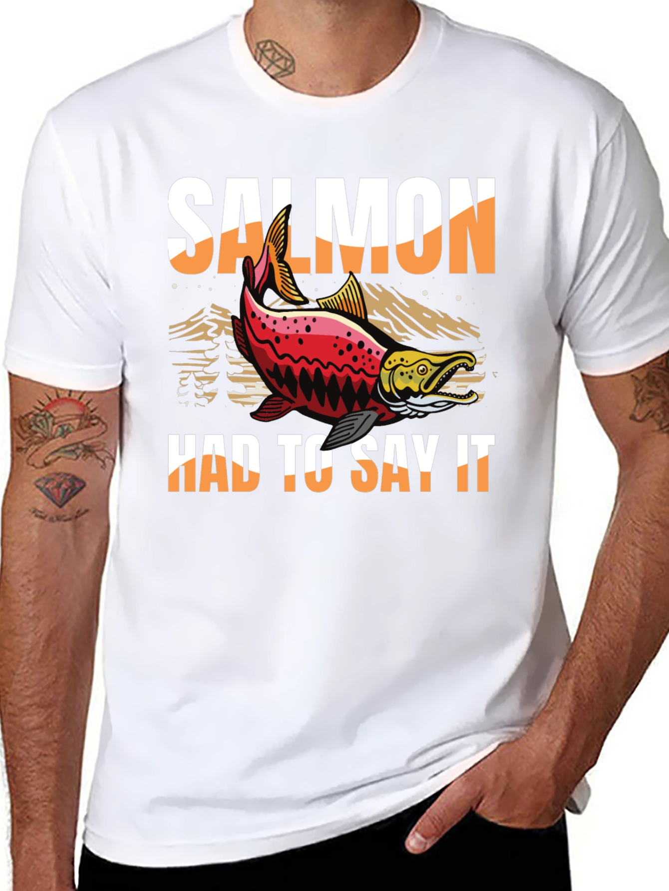 Salmon Had To Say It Graphic Tee