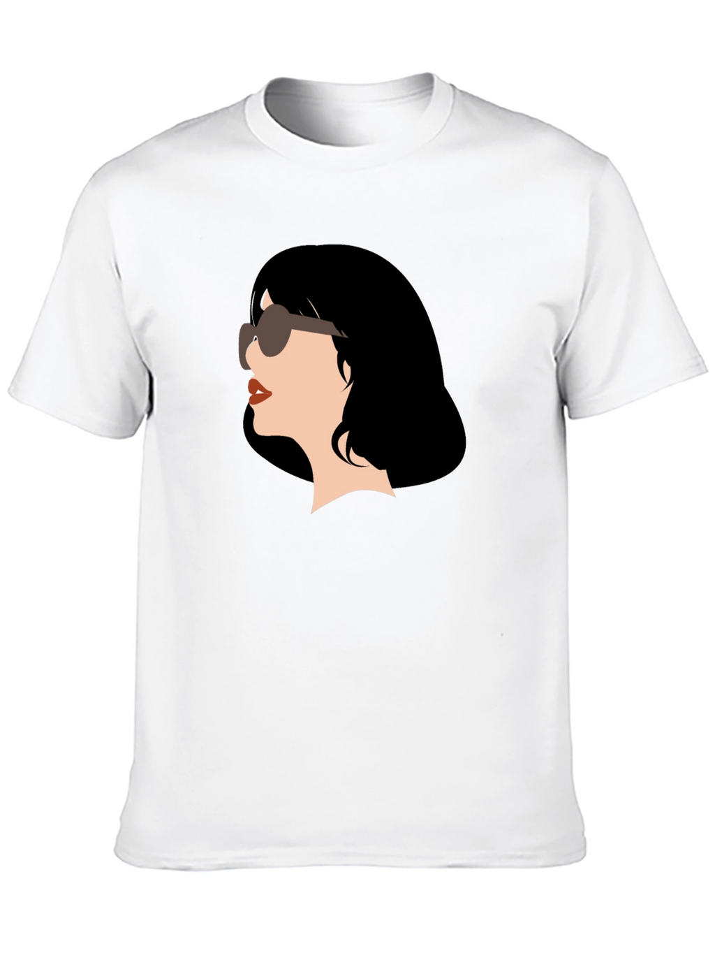 Retro Chic T-Shirt - Woman with Sunglasses Graphic Tee