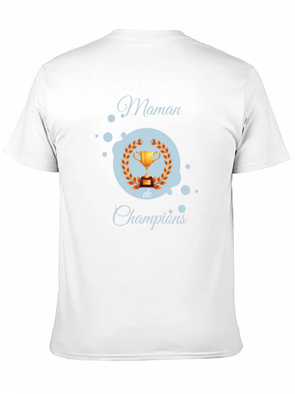 Maman de Champions Graphic T-Shirt - Black