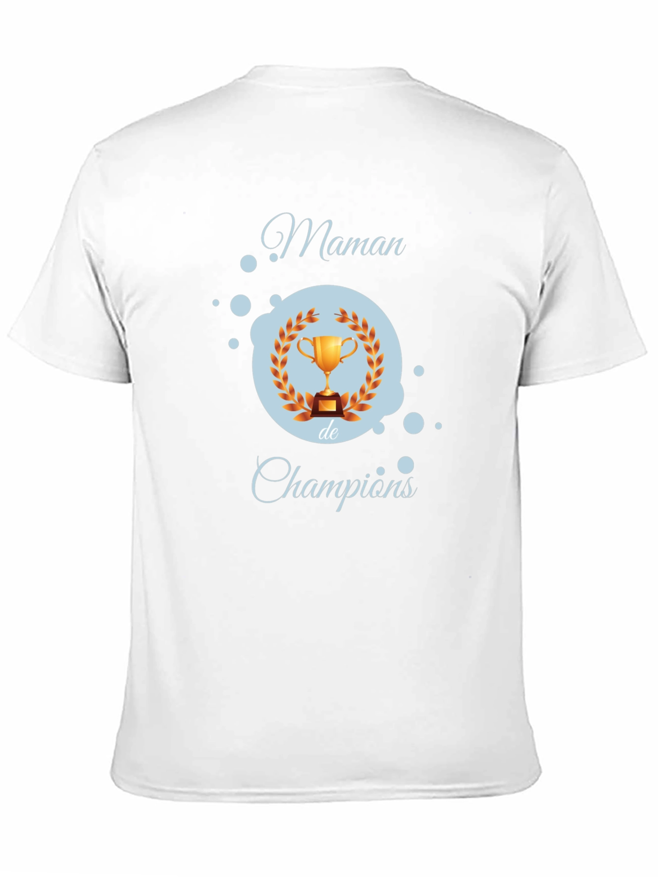 Maman de Champions Graphic T-Shirt - Black