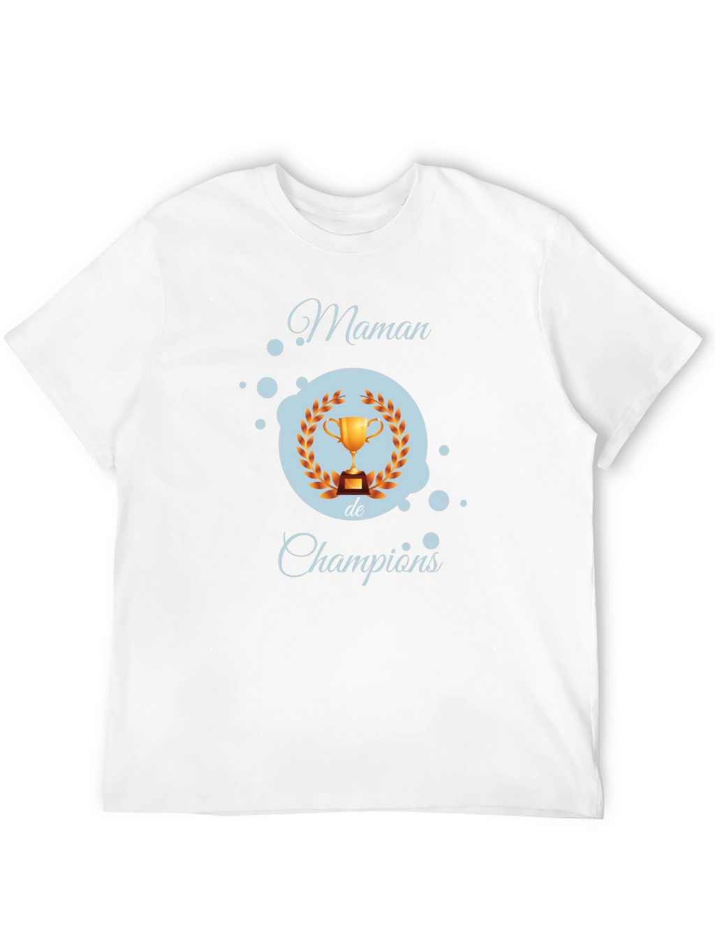 Maman de Champions Graphic T-Shirt - Black