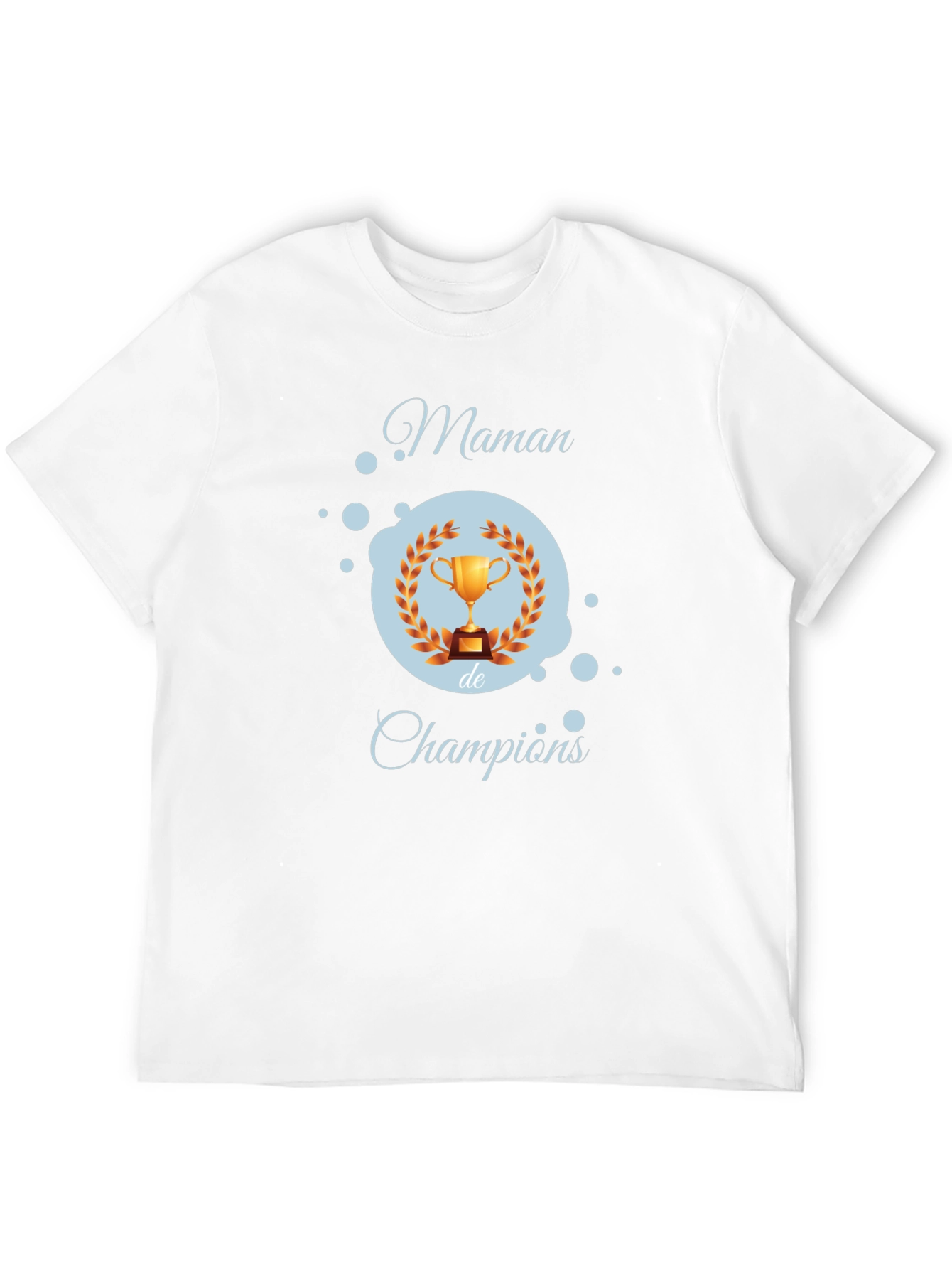 Maman de Champions Graphic T-Shirt - Black