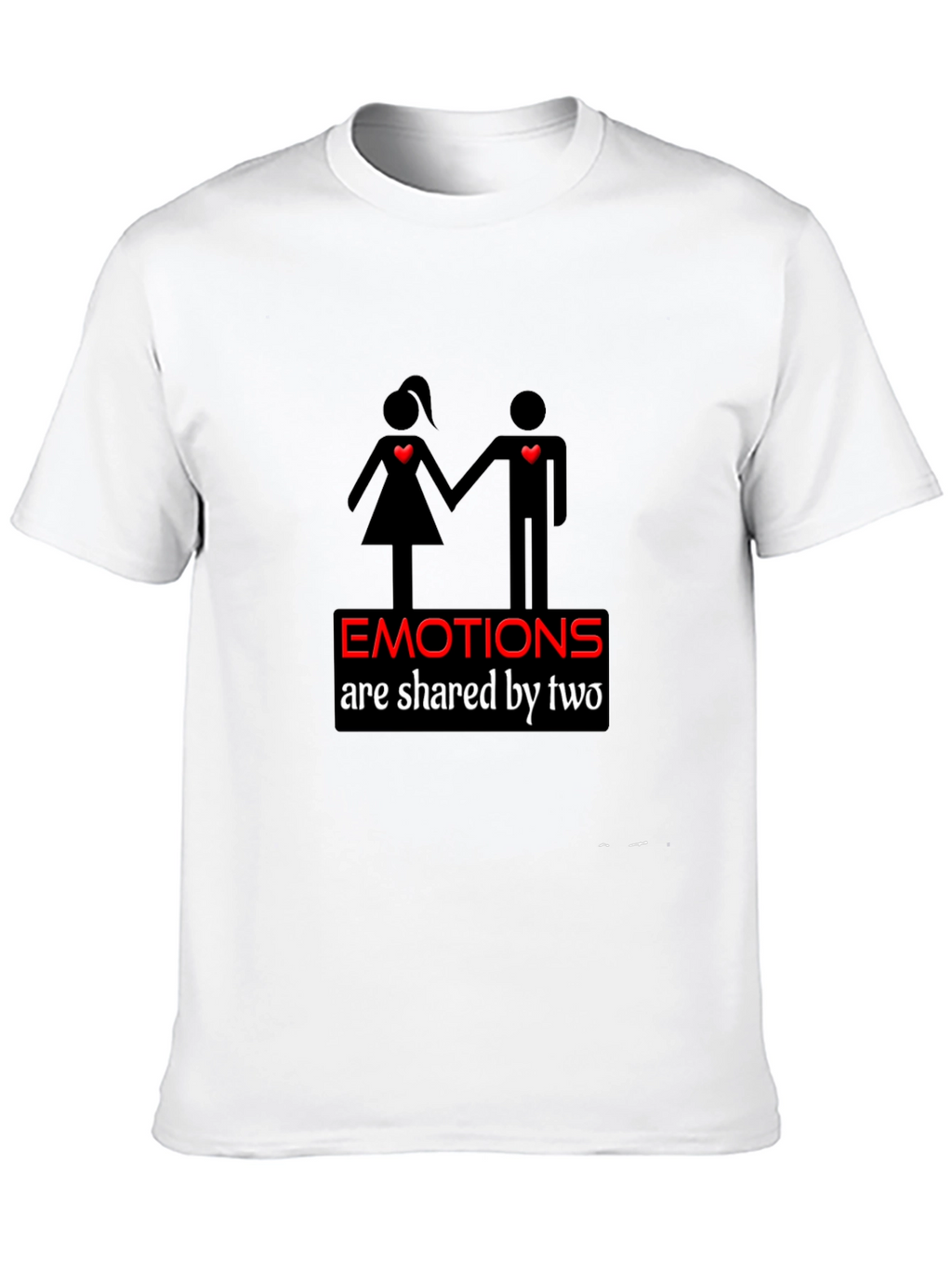 Emotional Connection Black Graphic Tee