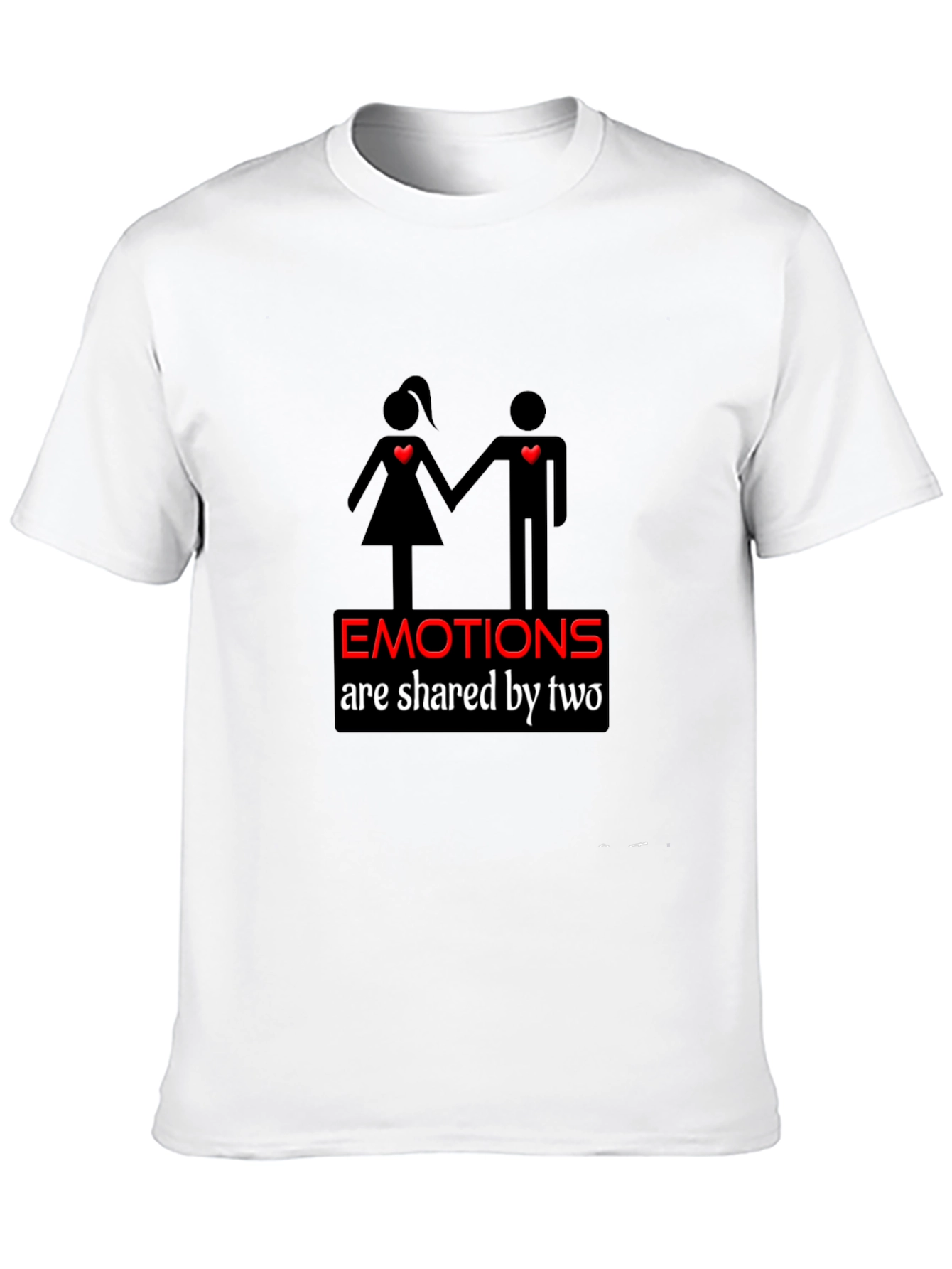 Emotional Connection Black Graphic Tee