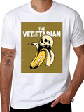 Vegetarian Skeleton Banana Funny T-Shirt