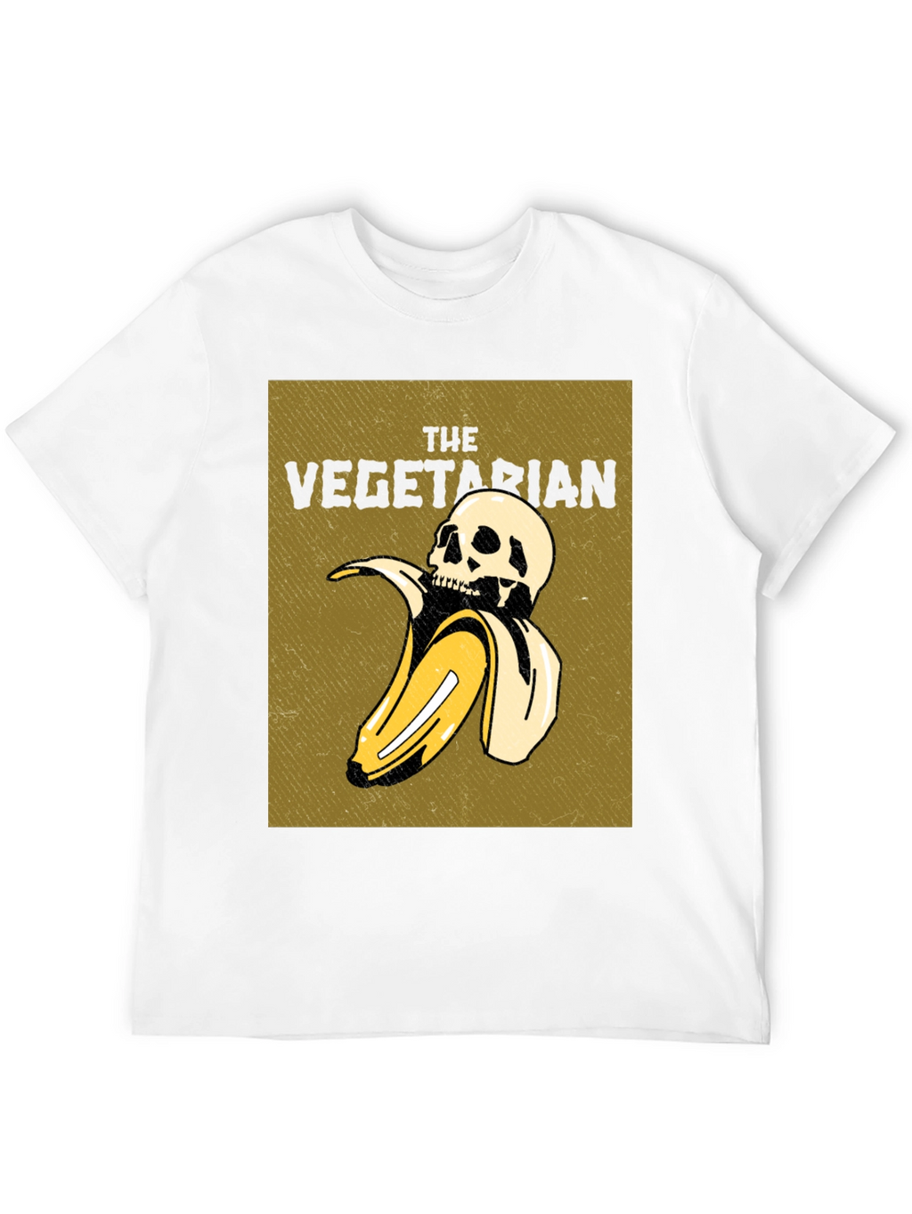 Vegetarian Skeleton Banana Funny T-Shirt