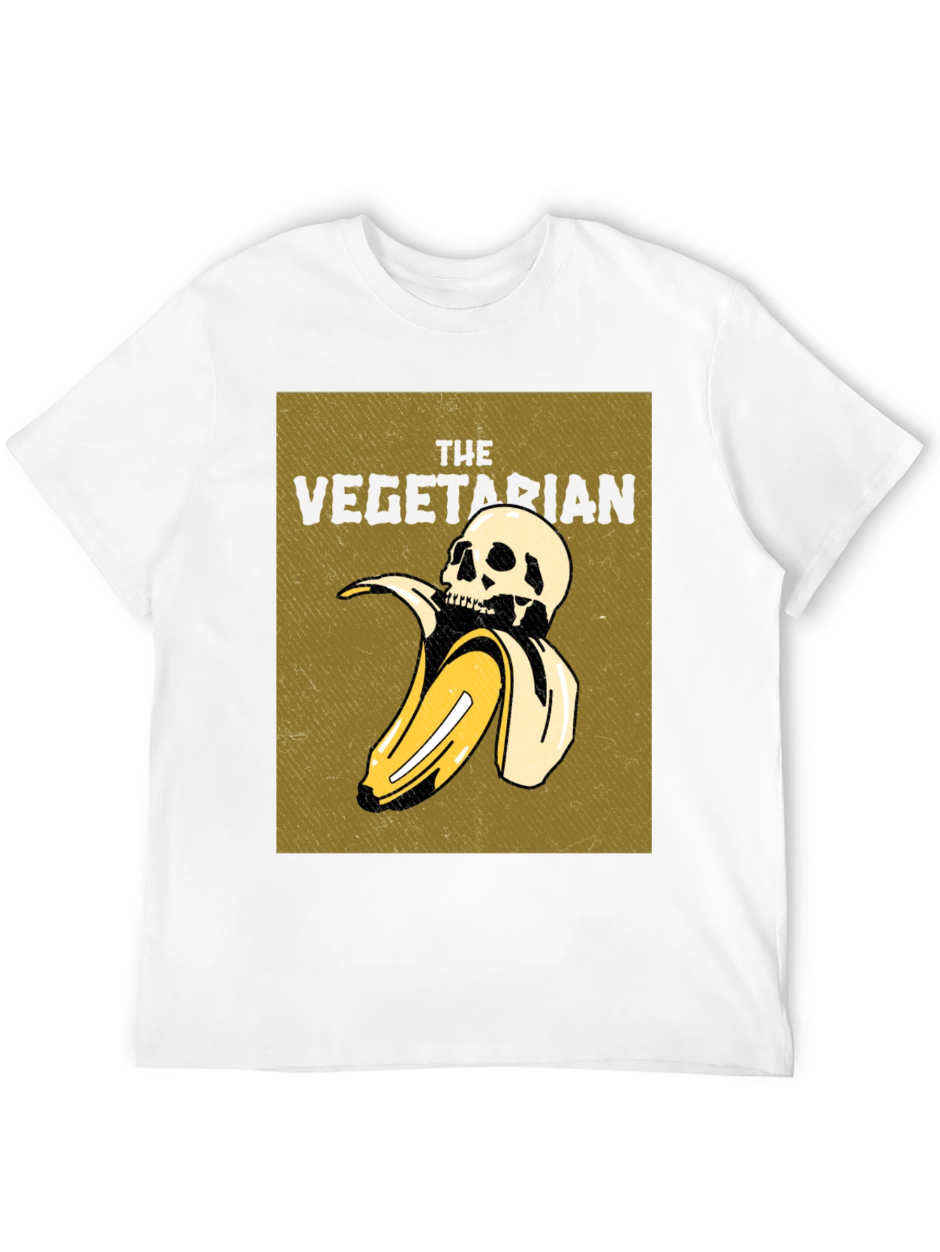 Vegetarian Skeleton Banana Funny T-Shirt