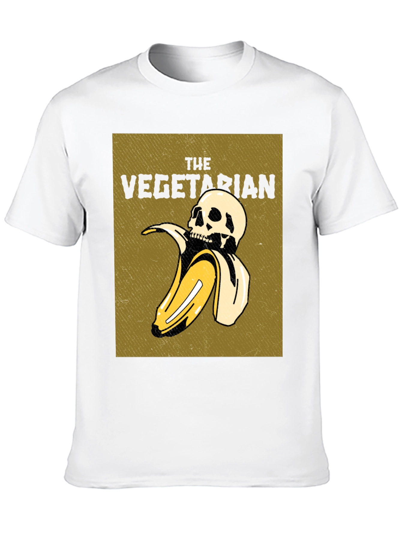 Vegetarian Skeleton Banana Funny T-Shirt