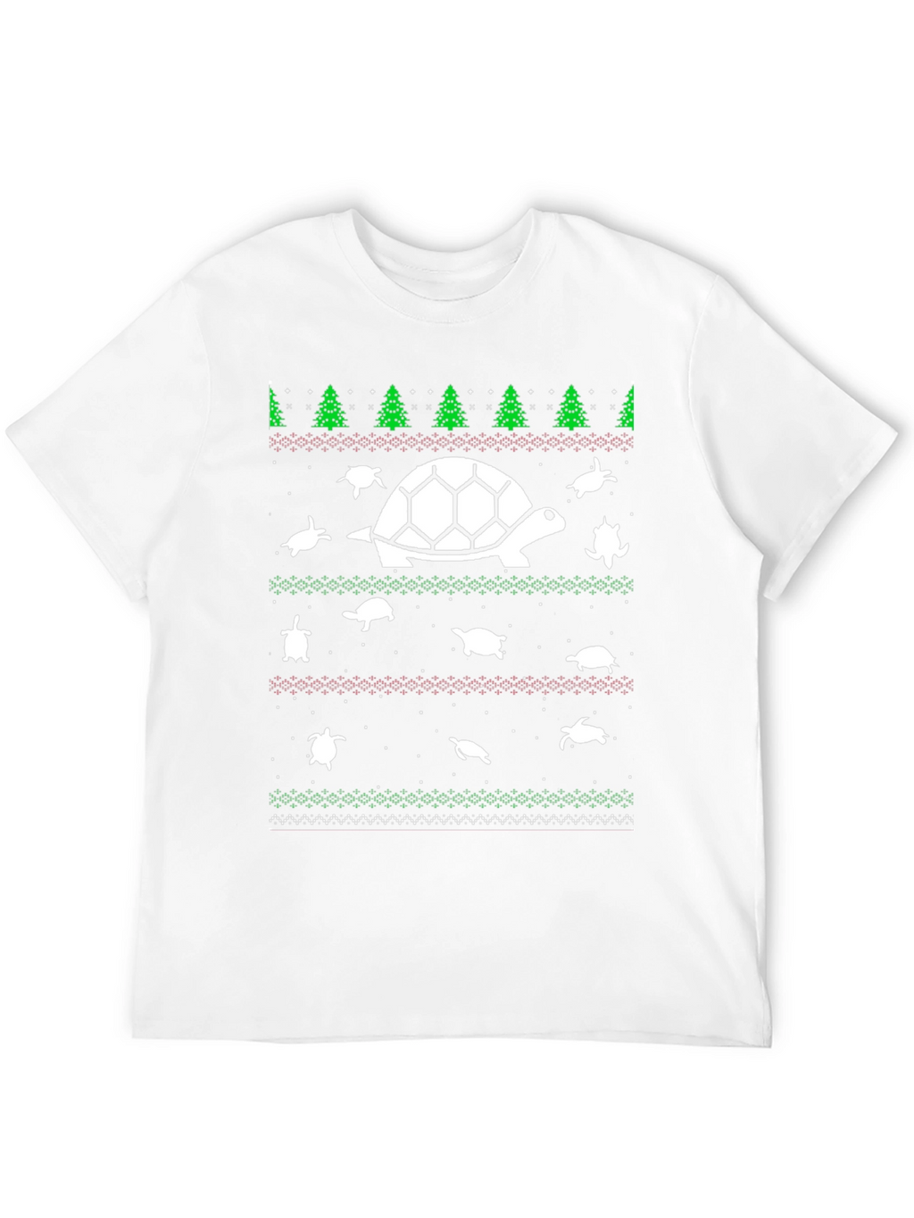 Turtle Christmas Sweater T-Shirt - Holiday Sea Turtle Tee