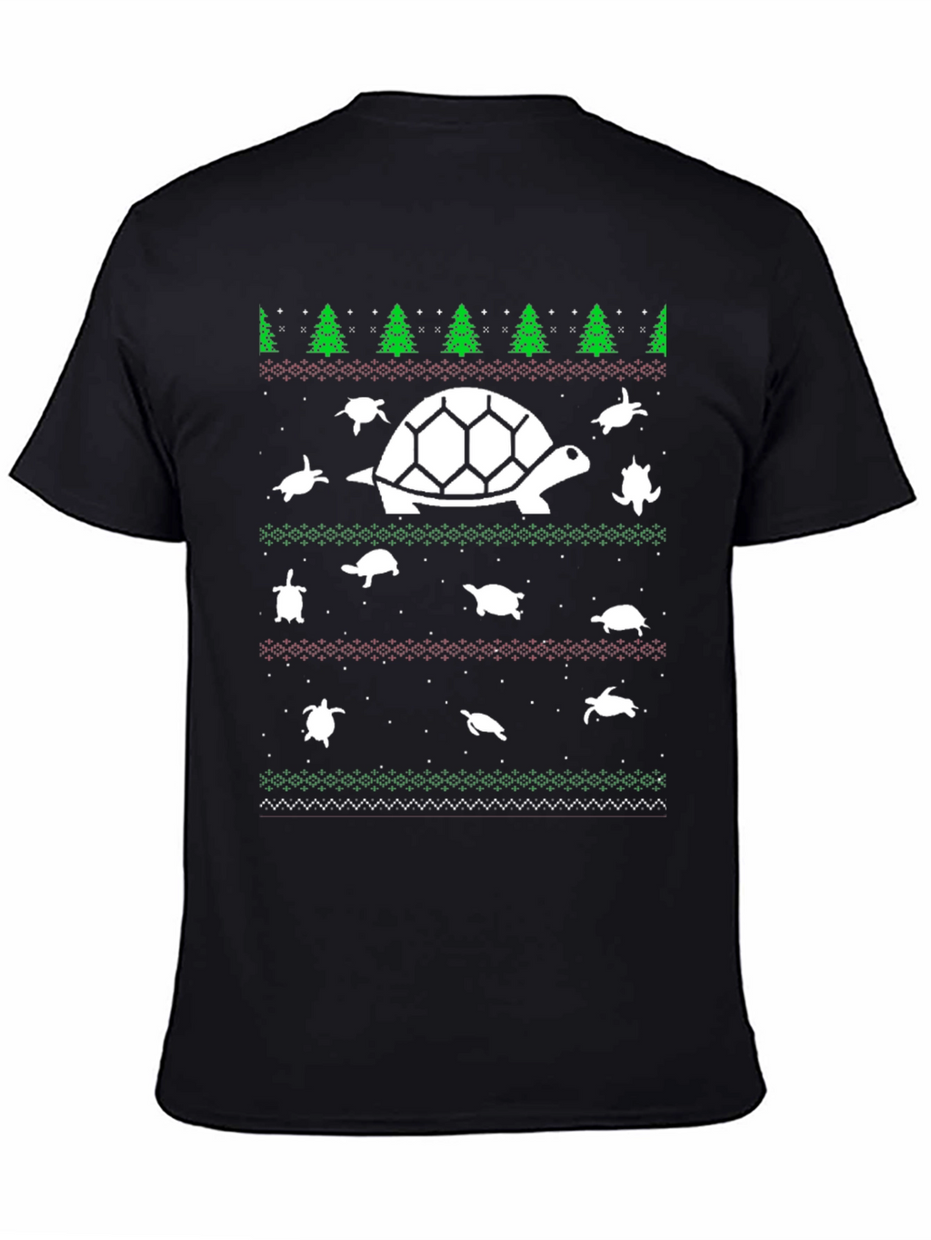 Turtle Christmas Sweater T-Shirt - Holiday Sea Turtle Tee