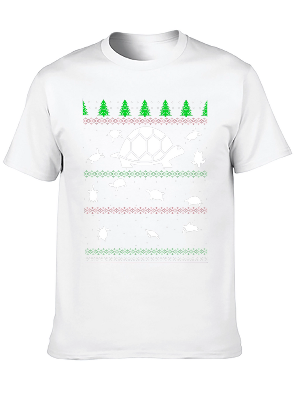 Turtle Christmas Sweater T-Shirt - Holiday Sea Turtle Tee