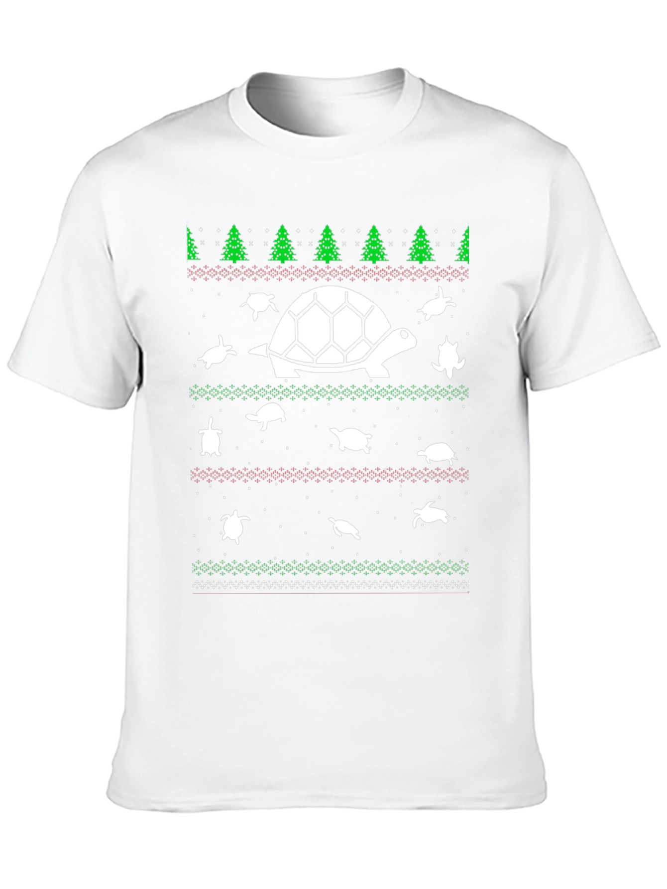 Turtle Christmas Sweater T-Shirt - Holiday Sea Turtle Tee