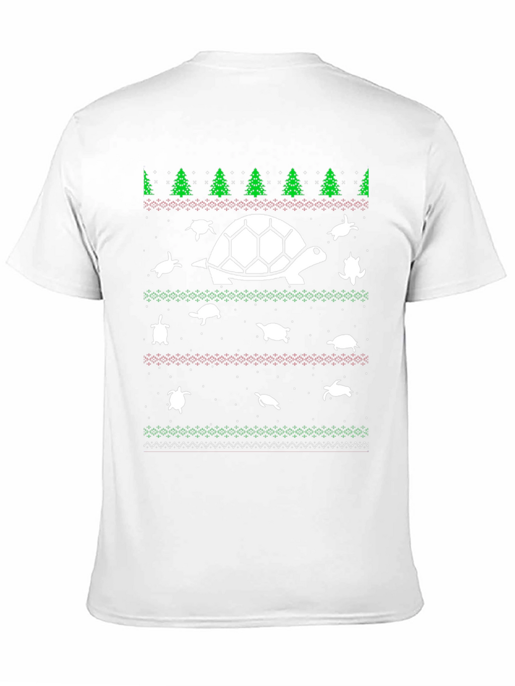 Turtle Christmas Sweater T-Shirt - Holiday Sea Turtle Tee