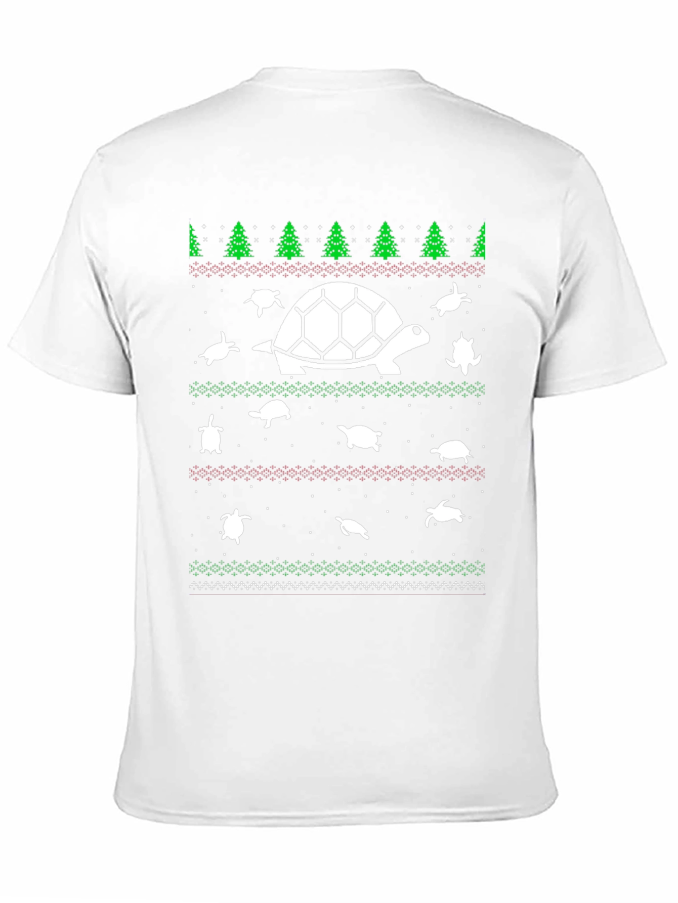 Turtle Christmas Sweater T-Shirt - Holiday Sea Turtle Tee