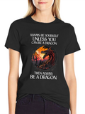 Dragon Graphic Tee - Always Be Yourself