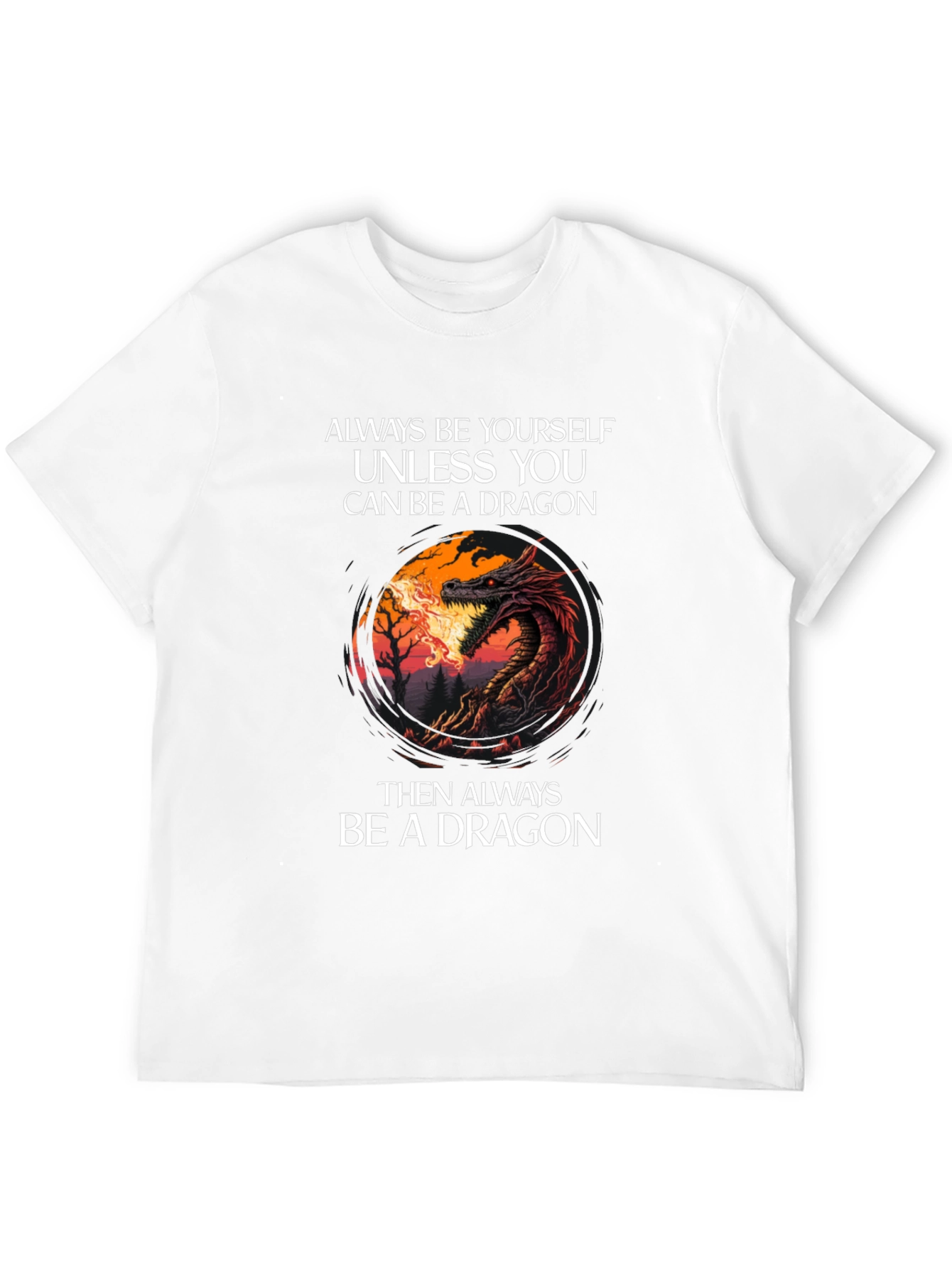 Dragon Graphic Tee - Always Be Yourself