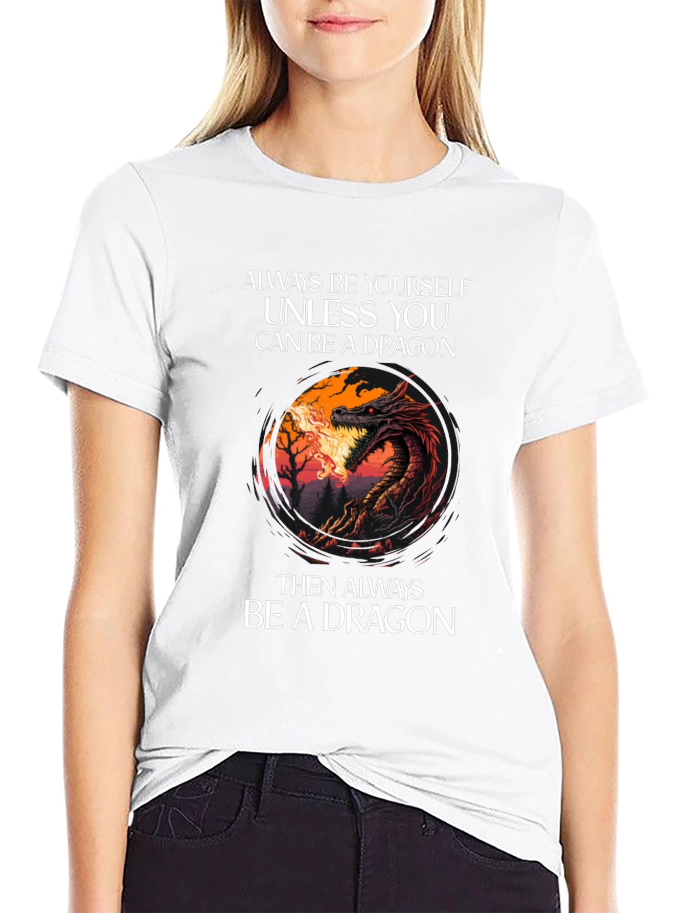 Dragon Graphic Tee - Always Be Yourself