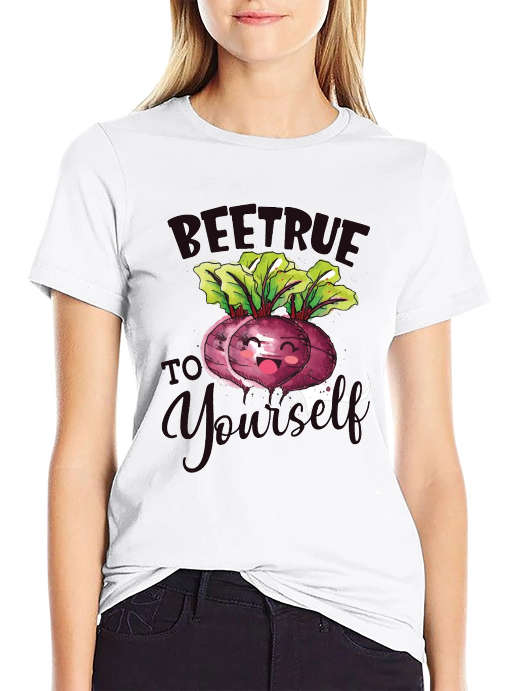 Beet Juice Graphic Tee - Black