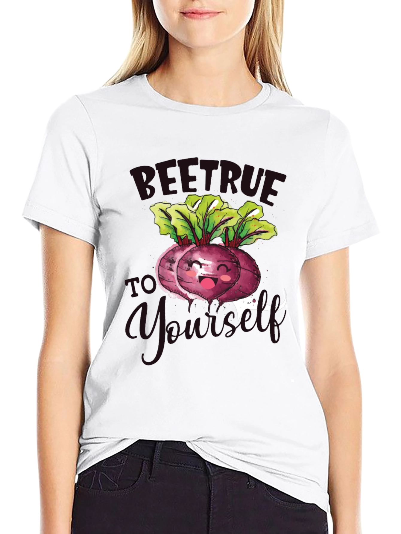 Beet Juice Graphic Tee - Black