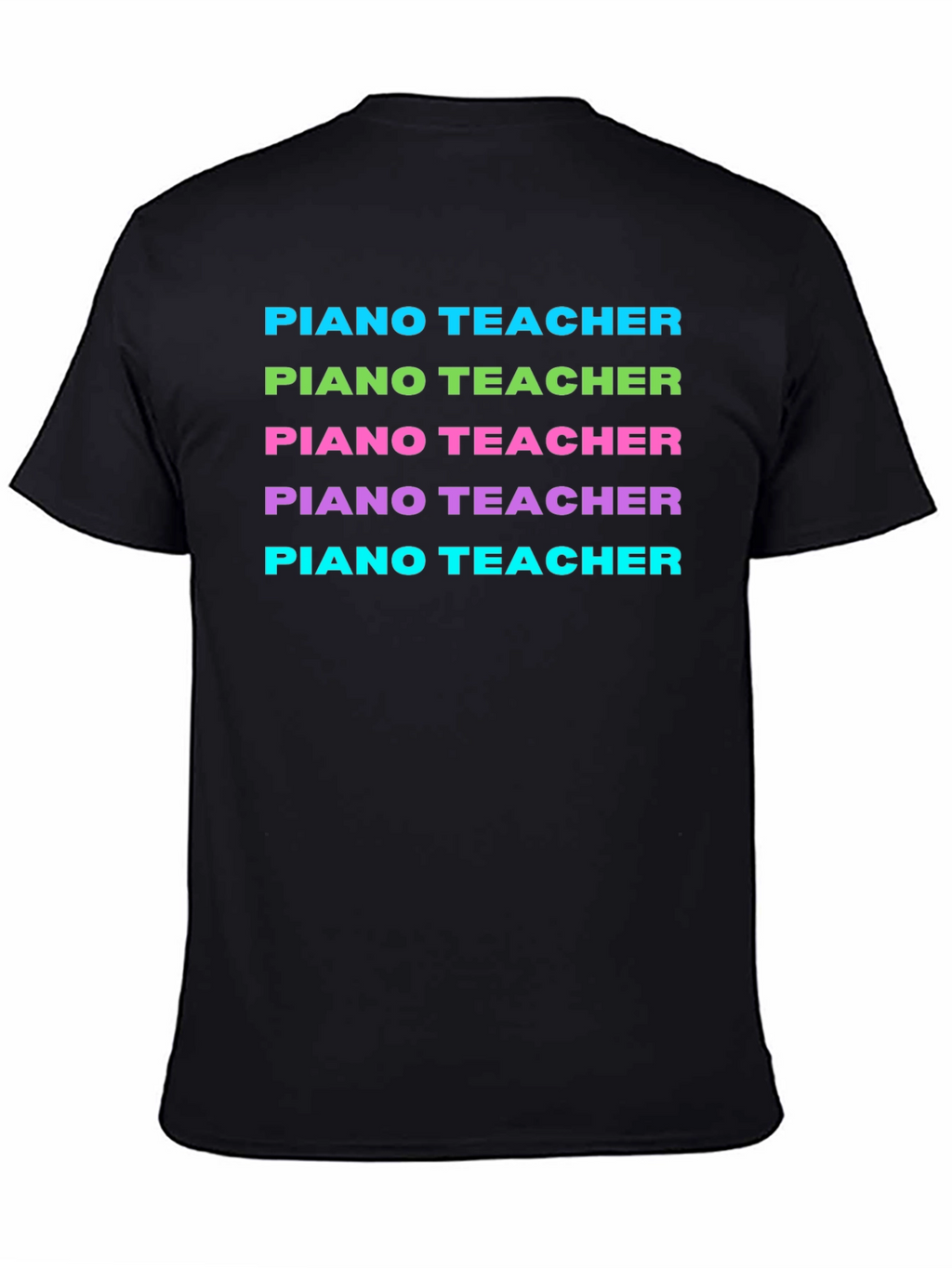Piano Teacher Graphic Tee - Musical Instructor Shirt