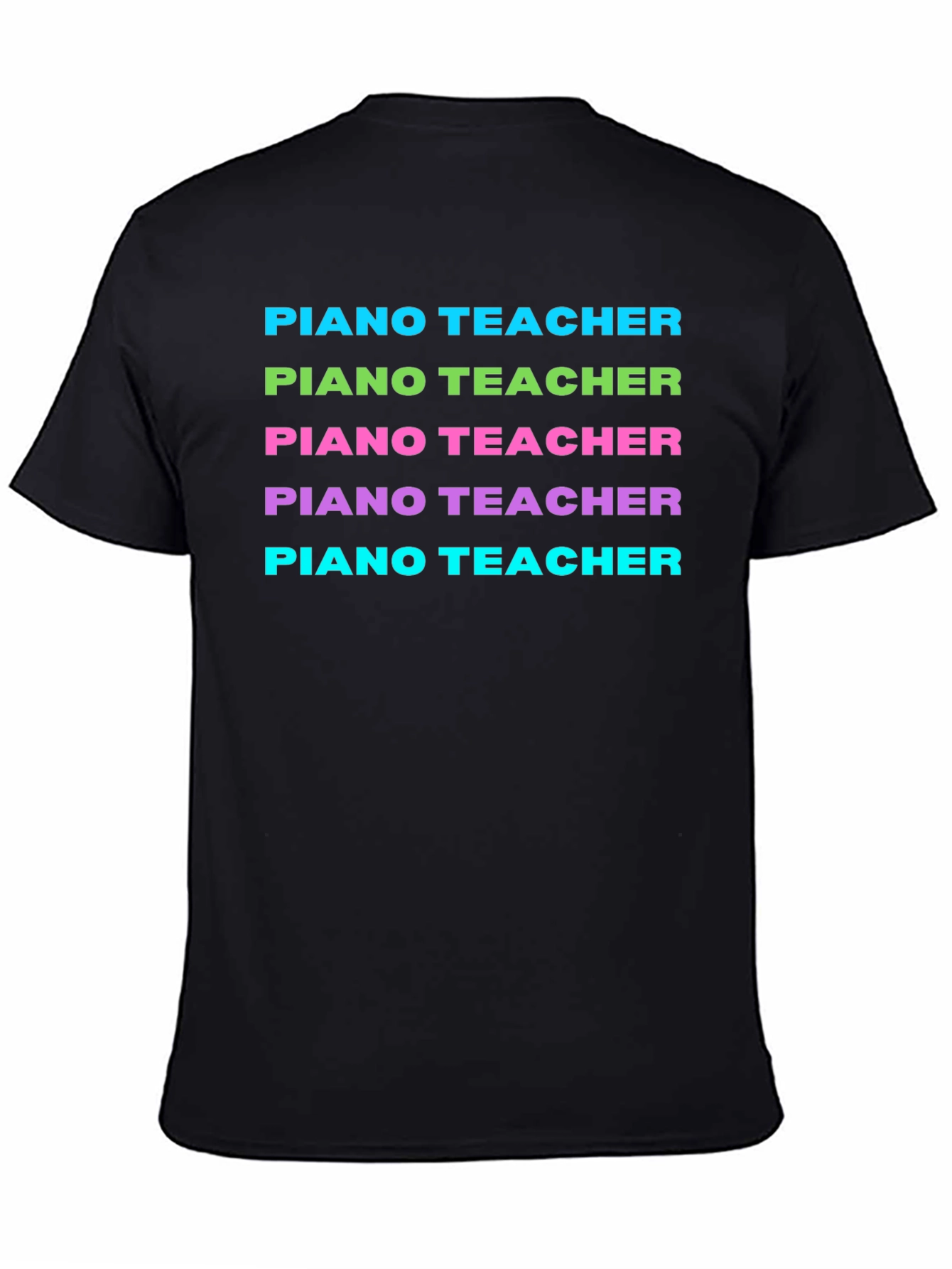 Piano Teacher Graphic Tee - Musical Instructor Shirt