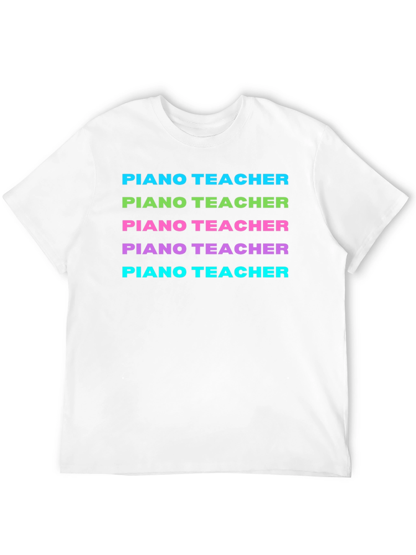 Piano Teacher Graphic Tee - Musical Instructor Shirt