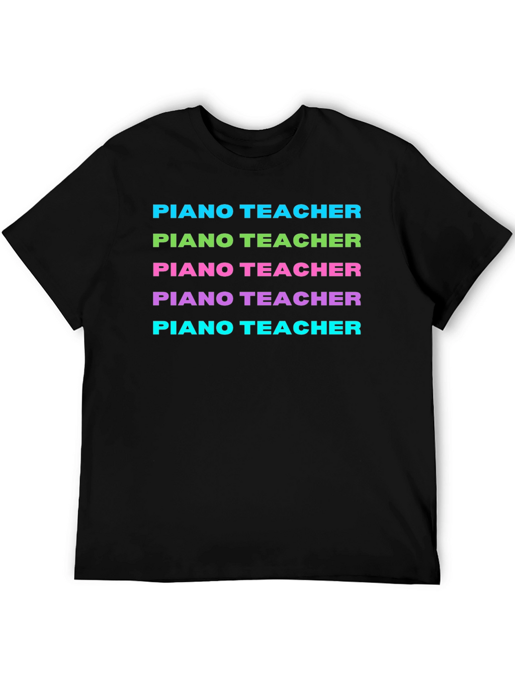 Piano Teacher Graphic Tee - Musical Instructor Shirt
