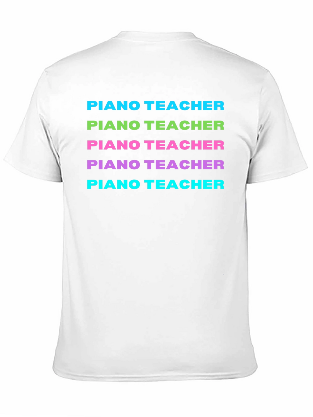Piano Teacher Graphic Tee - Musical Instructor Shirt