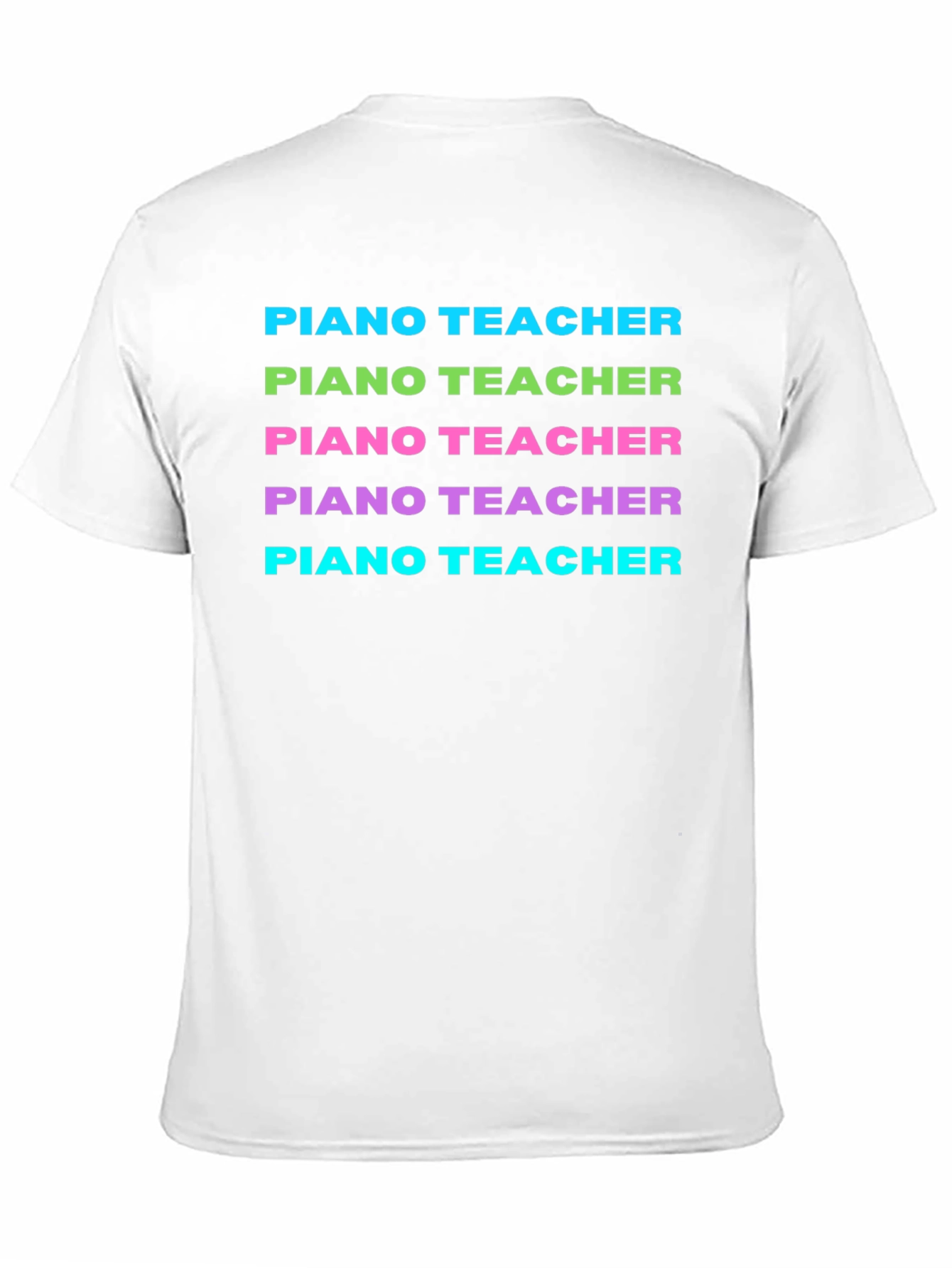 Piano Teacher Graphic Tee - Musical Instructor Shirt