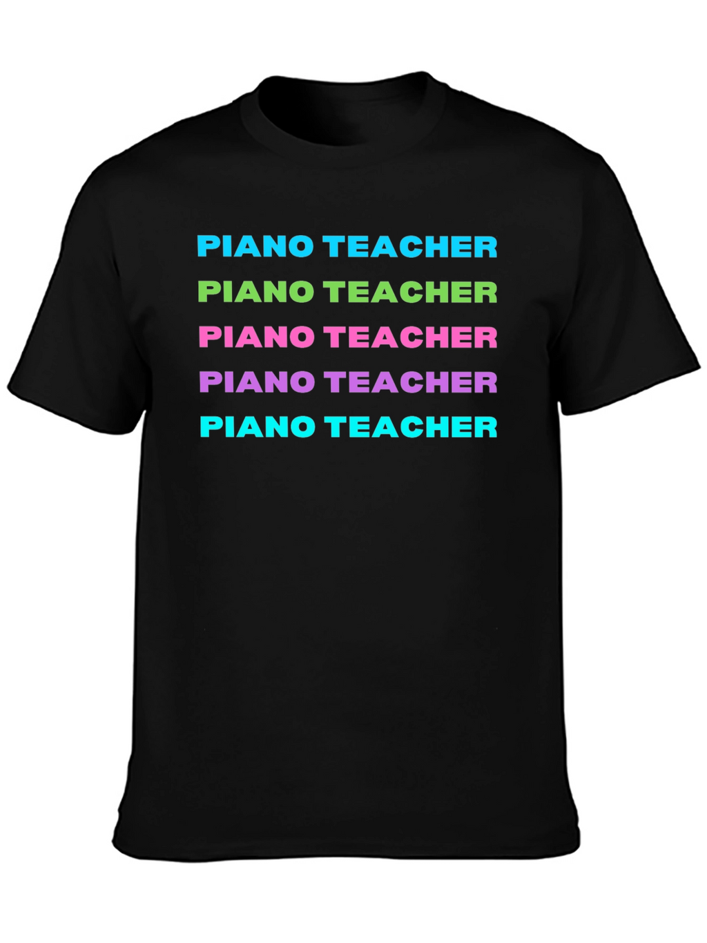 Piano Teacher Graphic Tee - Musical Instructor Shirt