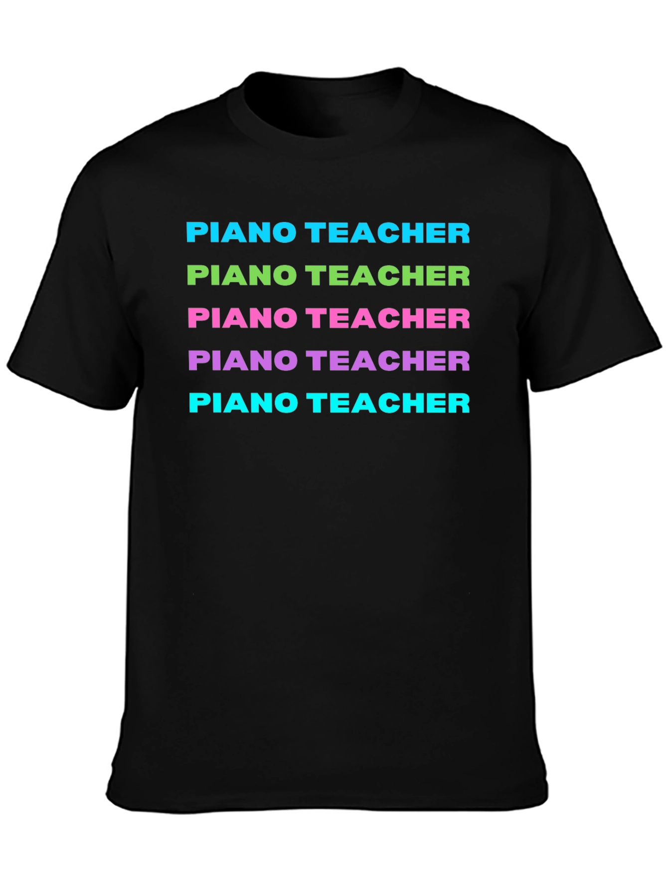Piano Teacher Graphic Tee - Musical Instructor Shirt